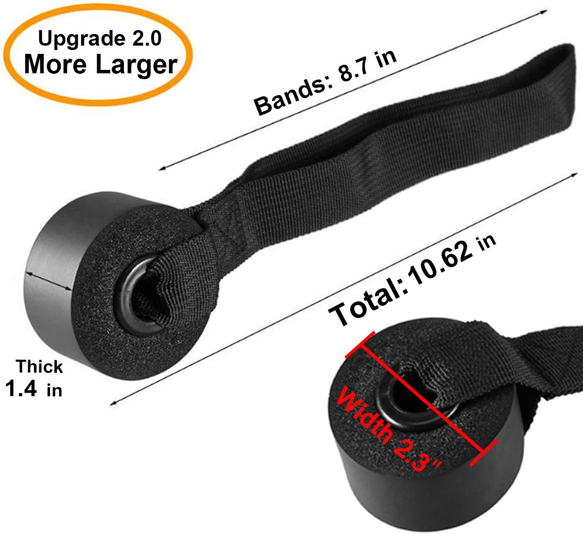 Heavy Duty Door Anchor for Resistance Bands - Secure Fitness Workout Band Attachment - No Damage to Door - Perfect for Home Gym, Strength Training & Physical Therapy Exercises