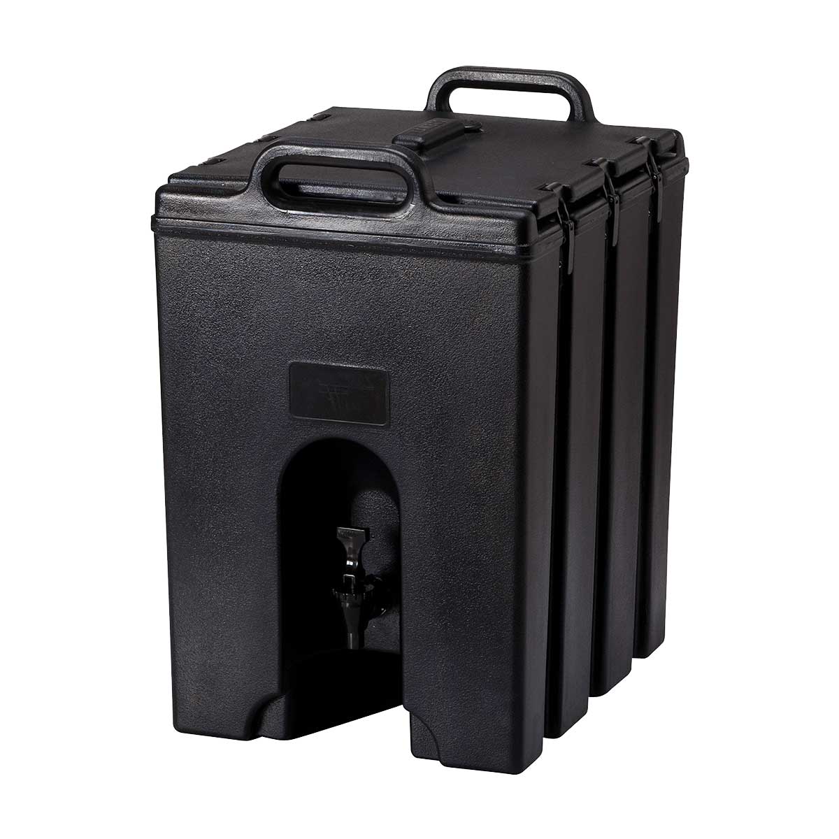 Cambro 1000LCD110 11.75 Gallon Camtainer Black Beverage Dispenser - Perfect for Restaurants, Catering & Large Events
