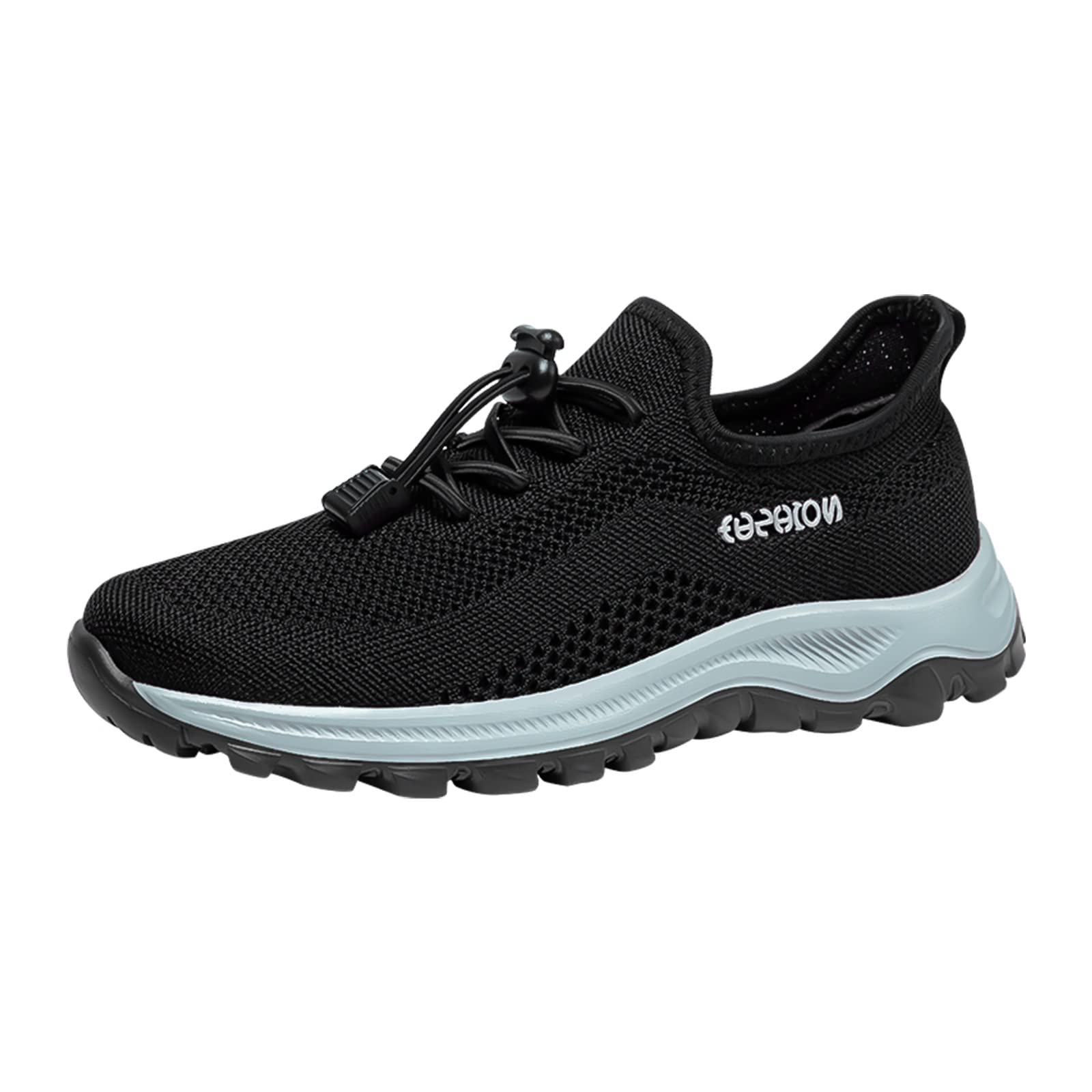 YUHAOTIN Men's & Women's Breathable Slip-On Casual Sneakers - Lightweight Low Top Tennis Court Shoes for Sports & Everyday Wear