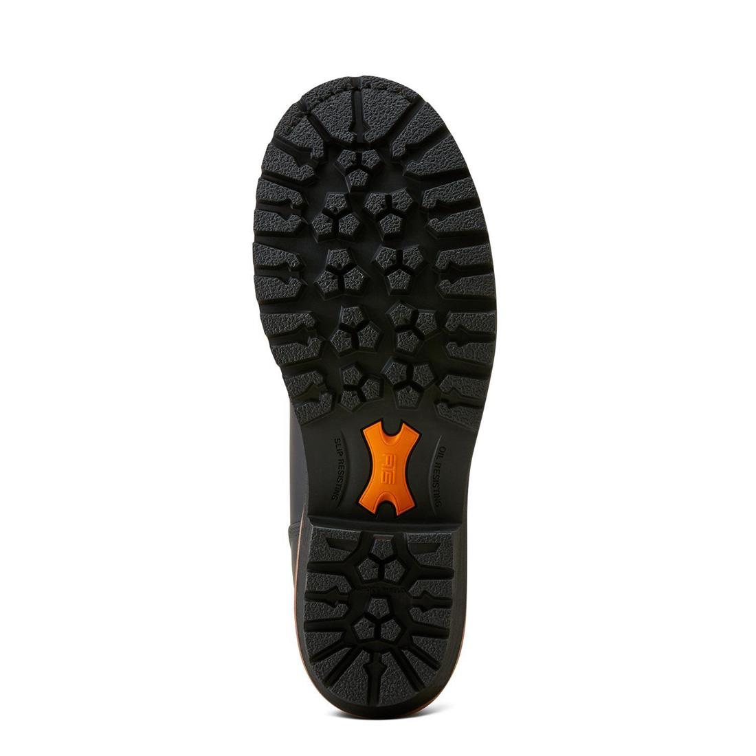 **Waterproof Logger Boots for Men - Soft Toe Shock Shield Work Boots - Black - Ideal for Construction, Hiking & Outdoor Work**