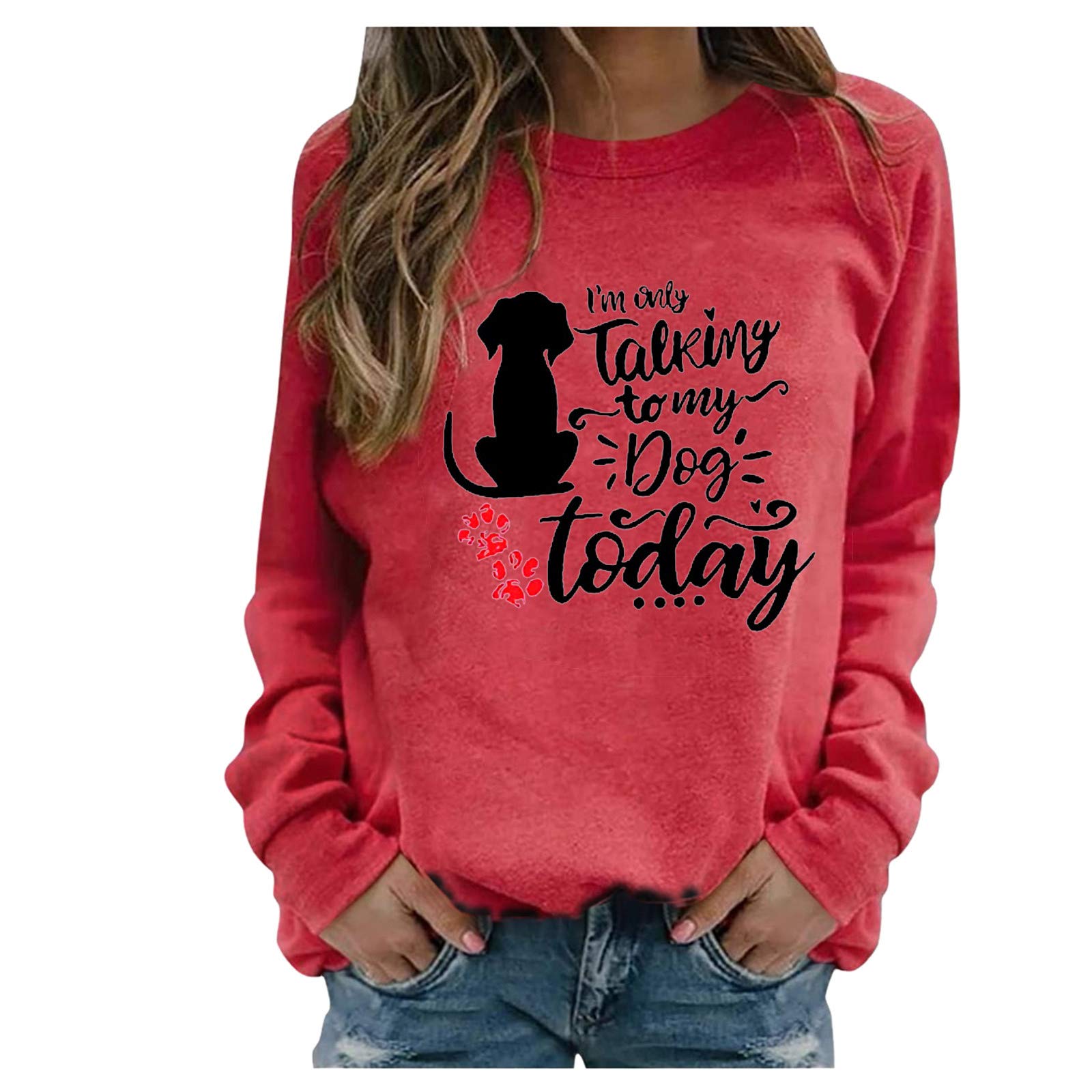 Gemira Women's Long Sleeve T-Shirt - O-Neck Casual Printed Blouse, Cropped Pullover Top for Trendy Aesthetic Outfits | Perfect for Fall Layering, Date Nights & Streetwear Fashion