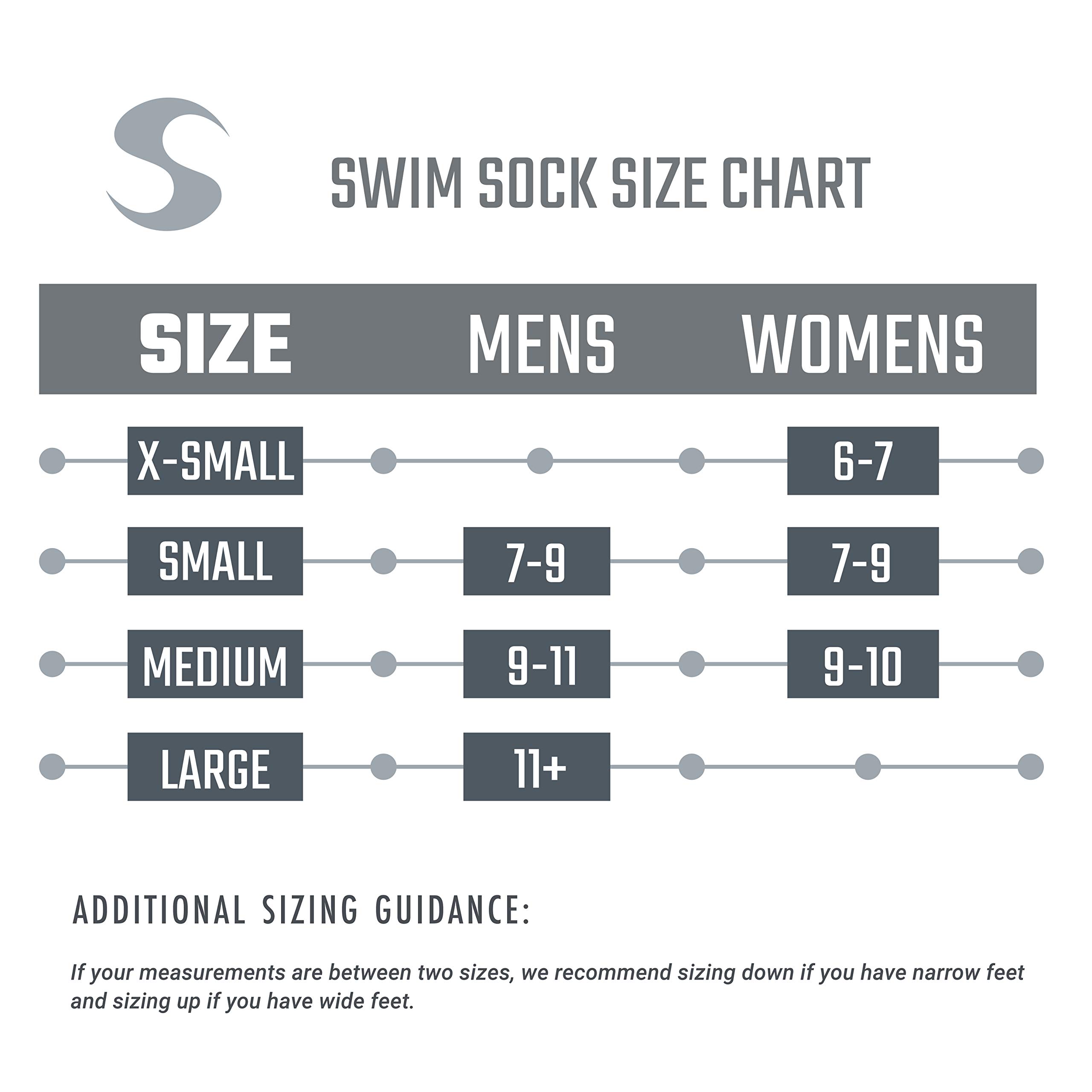 Synergy Swim Socks - Neoprene Swim Booties for Men & Women - Water Shoes for Swimming, Surfing & Beach Activities