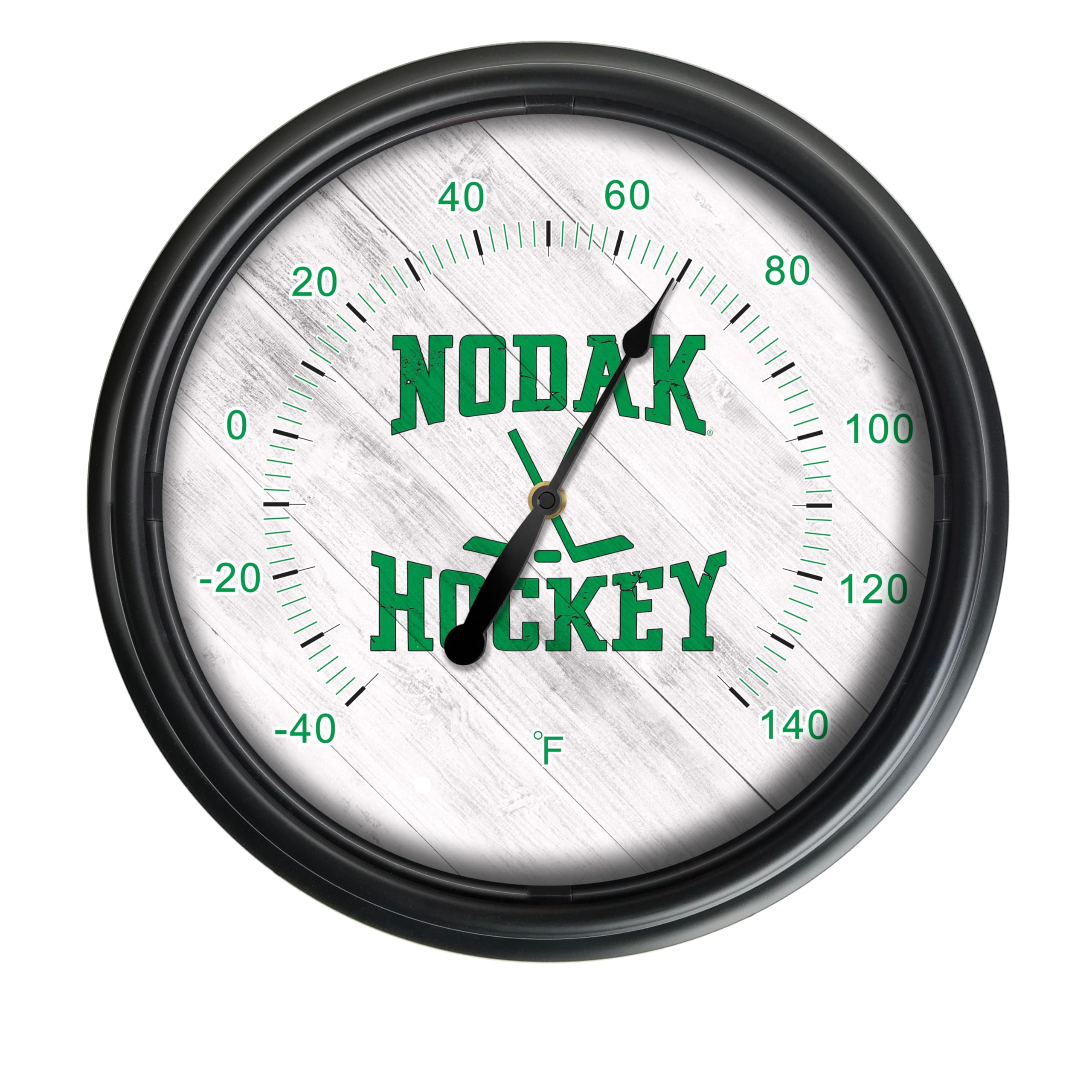 University of North Dakota Fighting Hawks Hockey LED Thermometer - Indoor/Outdoor Digital Temperature Display for Home, Office, Dorm & Game Room Decor