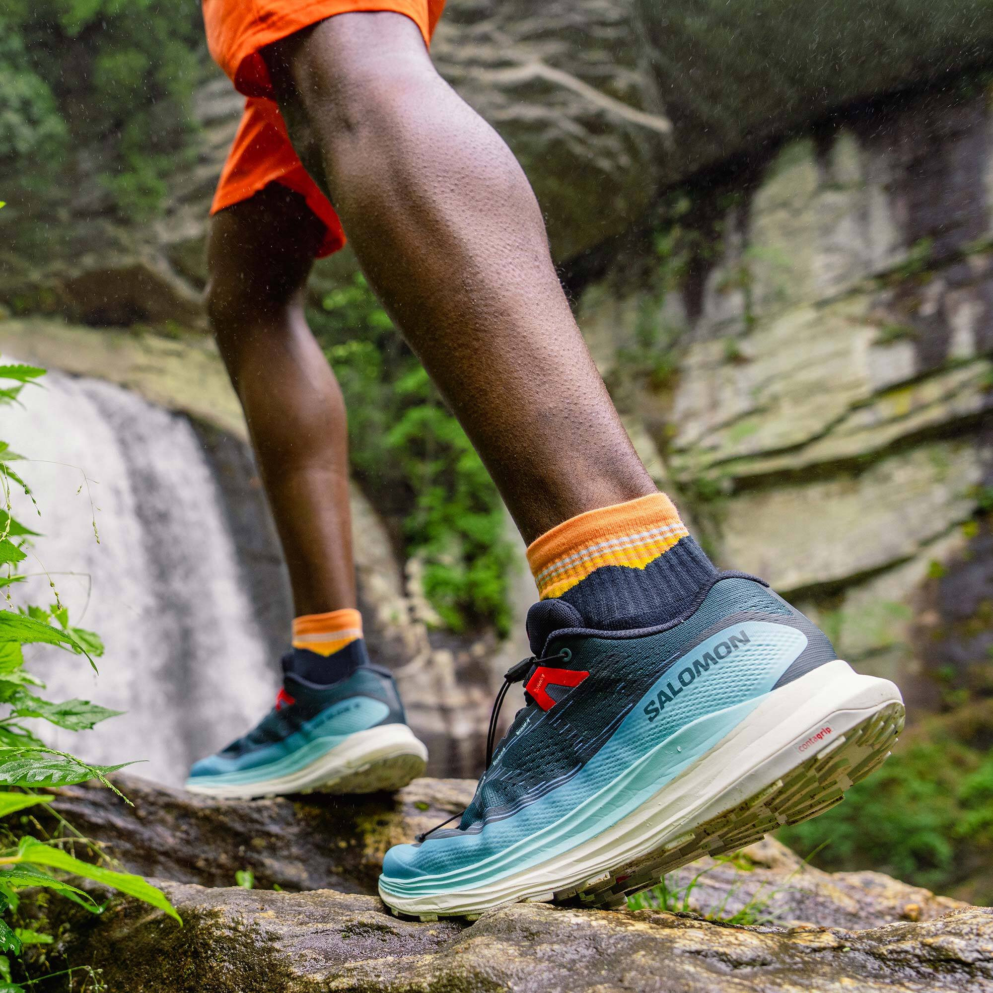 Trail Max Cushion Quarter Socks - Moisture-Wicking Hiking & Running Socks for Men & Women - Perfect for Outdoor Adventures, Camping & Trail Running