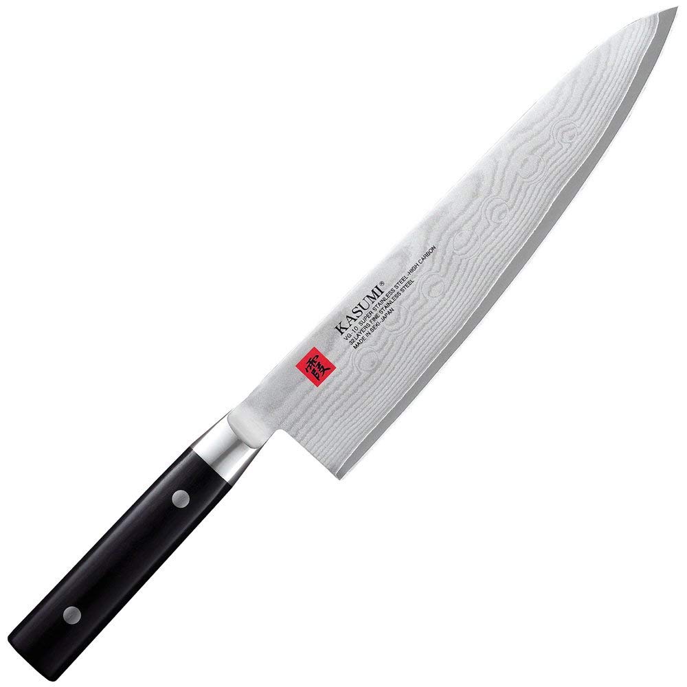 10 Inch Professional Chef Knife - High Carbon Stainless Steel Kitchen Knife with Ergonomic Handle - Perfect for Slicing, Dicing, and Chopping Vegetables, Meat, and Fruits