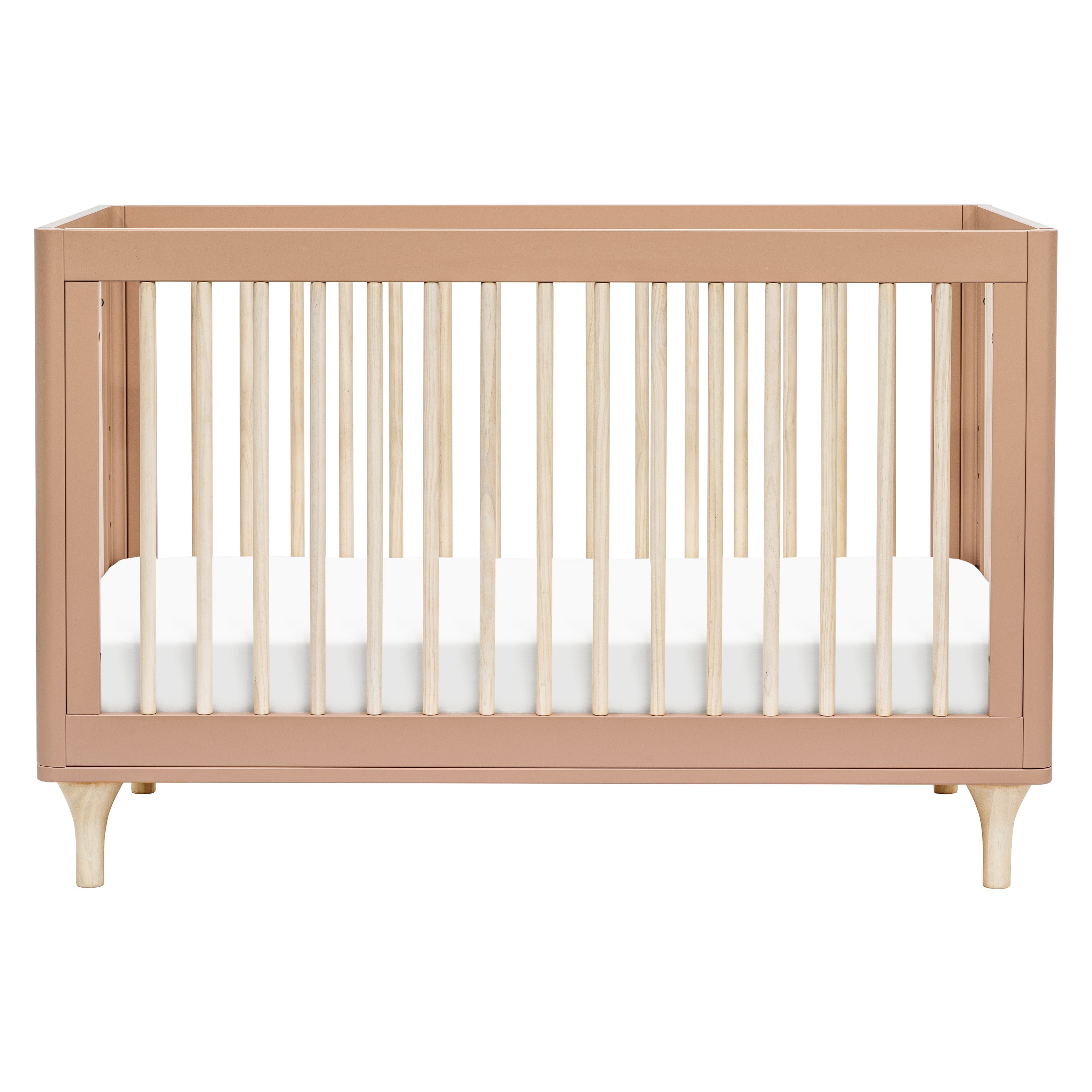 Lolly 3-in-1 Convertible Baby Crib to Toddler Bed with Conversion Kit - Safe Nursery Furniture for Newborns & Growing Kids - Perfect for Small Spaces & Modern Nurseries