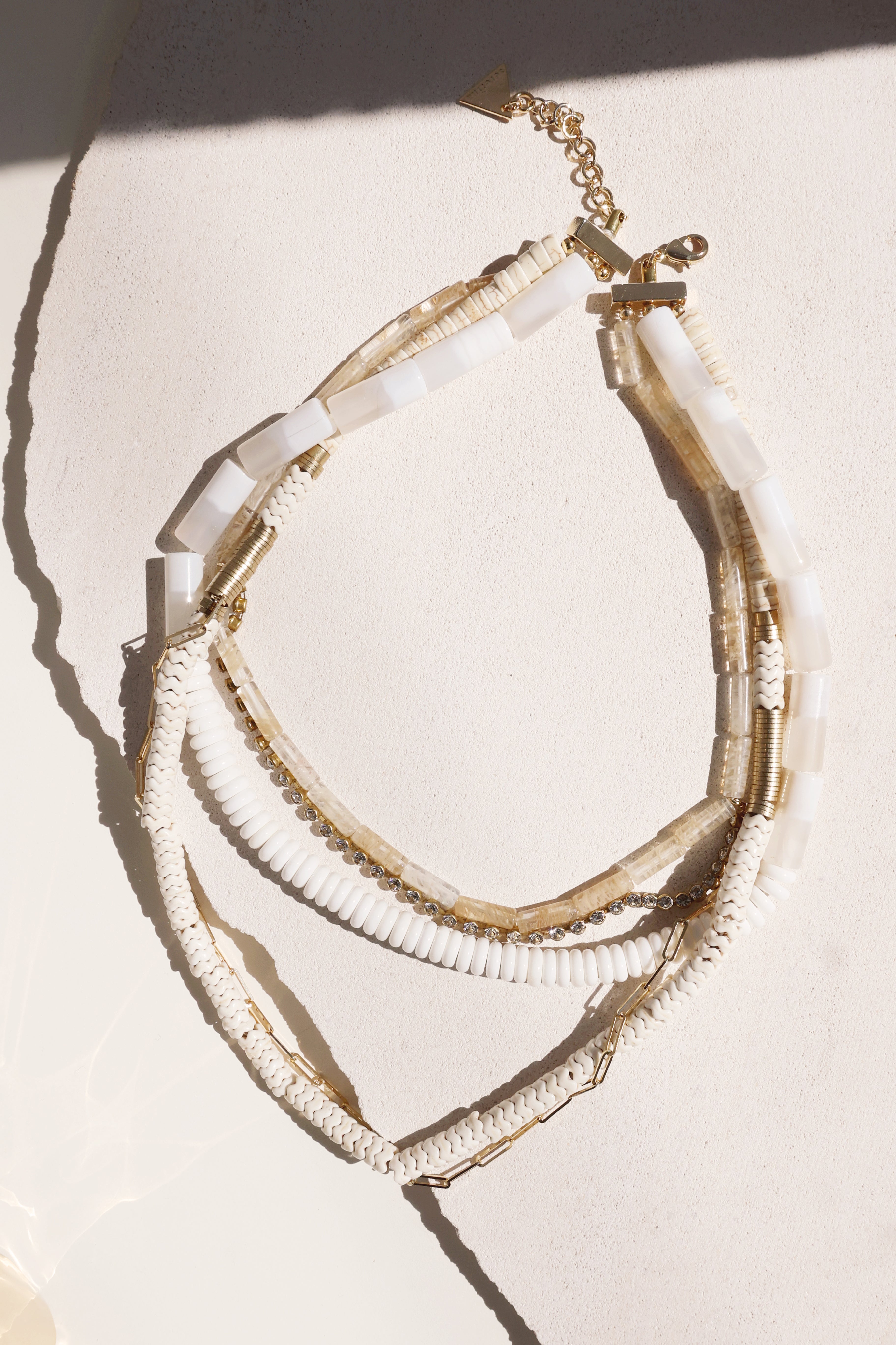 Elegant Cayucos Layered Necklace for Women - Dainty Gold & Silver Layered Chain Necklace - Perfect for Everyday Wear, Date Night & Gift Giving