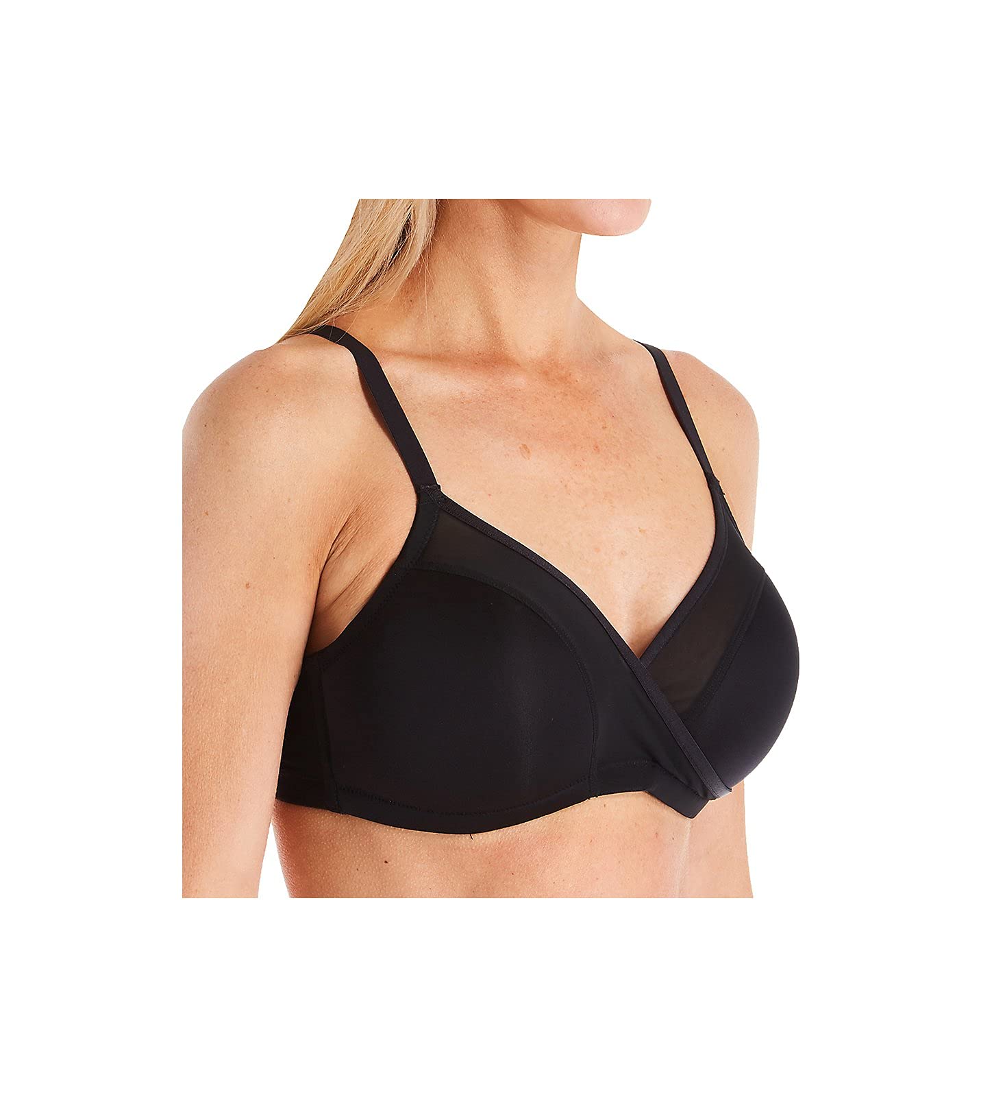 Montelle Women's 9327 Essentials Wire Free Plus Size T-Shirt Bra - Comfortable Wireless Support for Everyday Wear, Workouts & Lounging