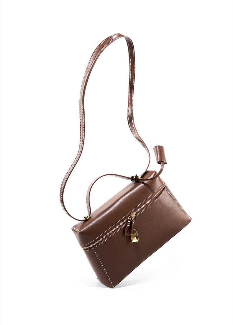 Structured Mini Box Bag for Women - Stylish Crossbody Handbag for Everyday Use, Work, and Travel