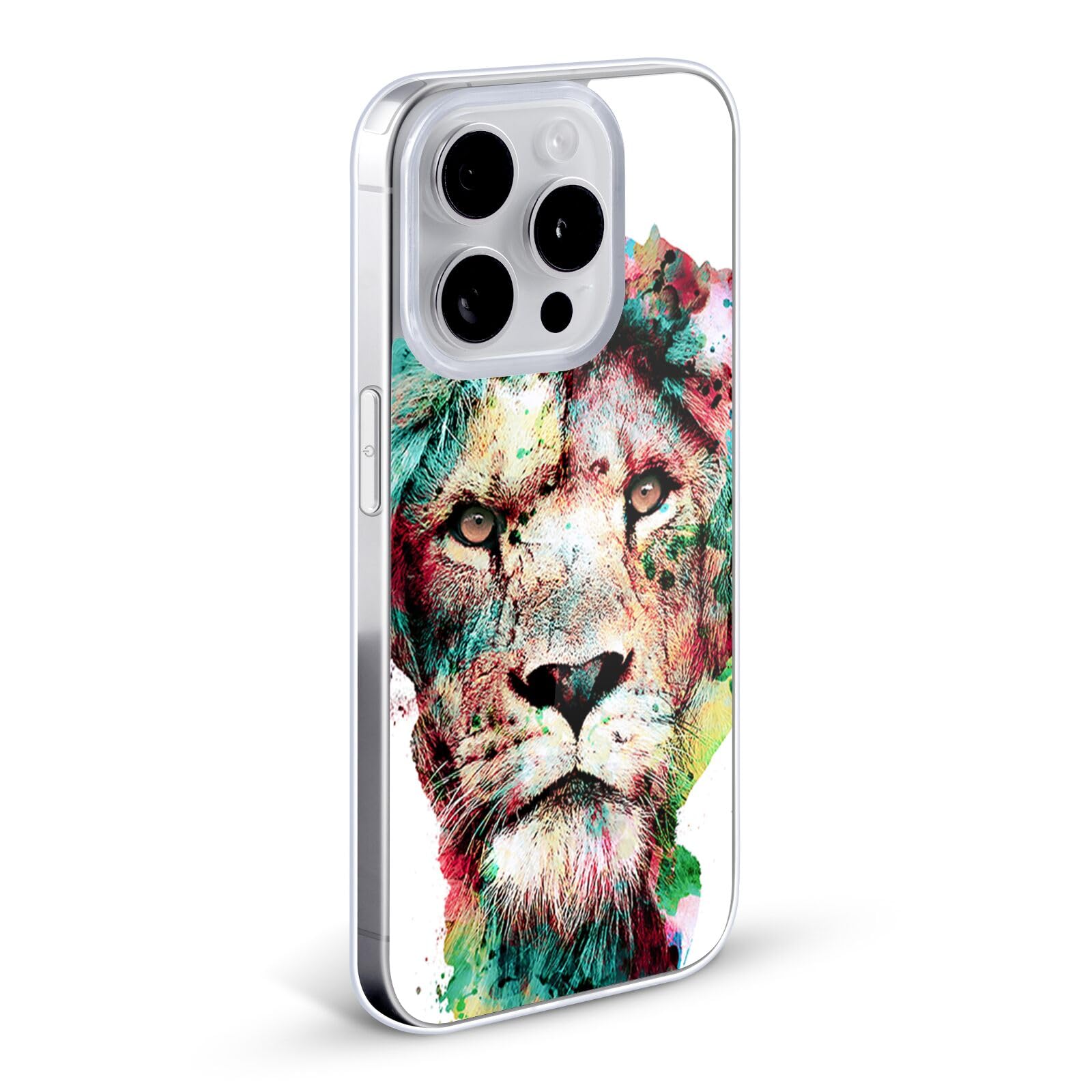 Officially Licensed Riza Peker The King Animals Soft Gel Case for Apple iPhone 12 & iPhone 12 Pro - Durable Protective Cover with Unique Art Design | Perfect for Everyday Use, Travel & Gift Giving