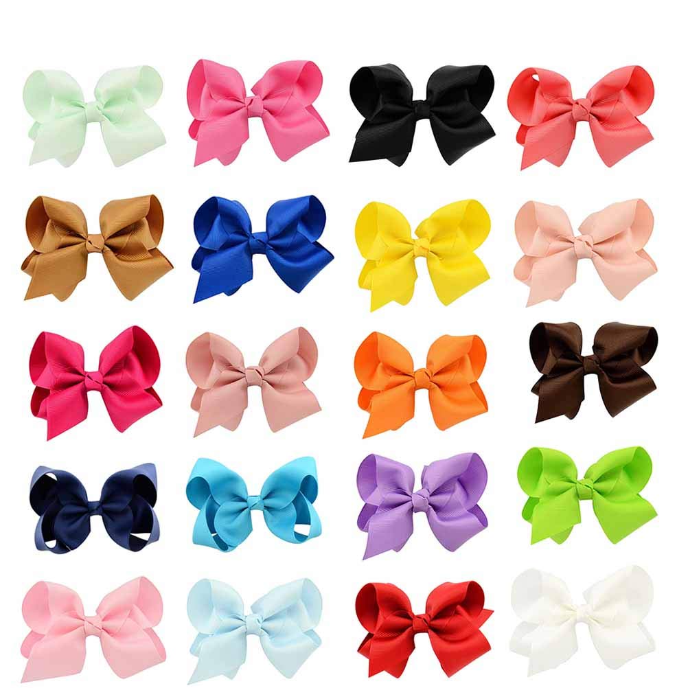 20pcs Alligator Hair Clips Set - Cute Hair Bows, Barrettes & Bobby Pins for Girls - Perfect for School, Parties & Everyday Styling