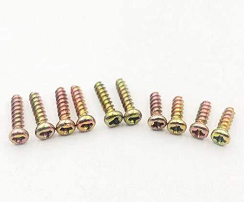 10 PCS Universal Tri-Wing & Cross Screws for Gameboy GB GBA GBC Console Repair - Perfect for Shell Case Replacement & DIY Fixes (6 Y-Type + 4 X-Type Screws) | Gaming Accessories & Maintenance Tools