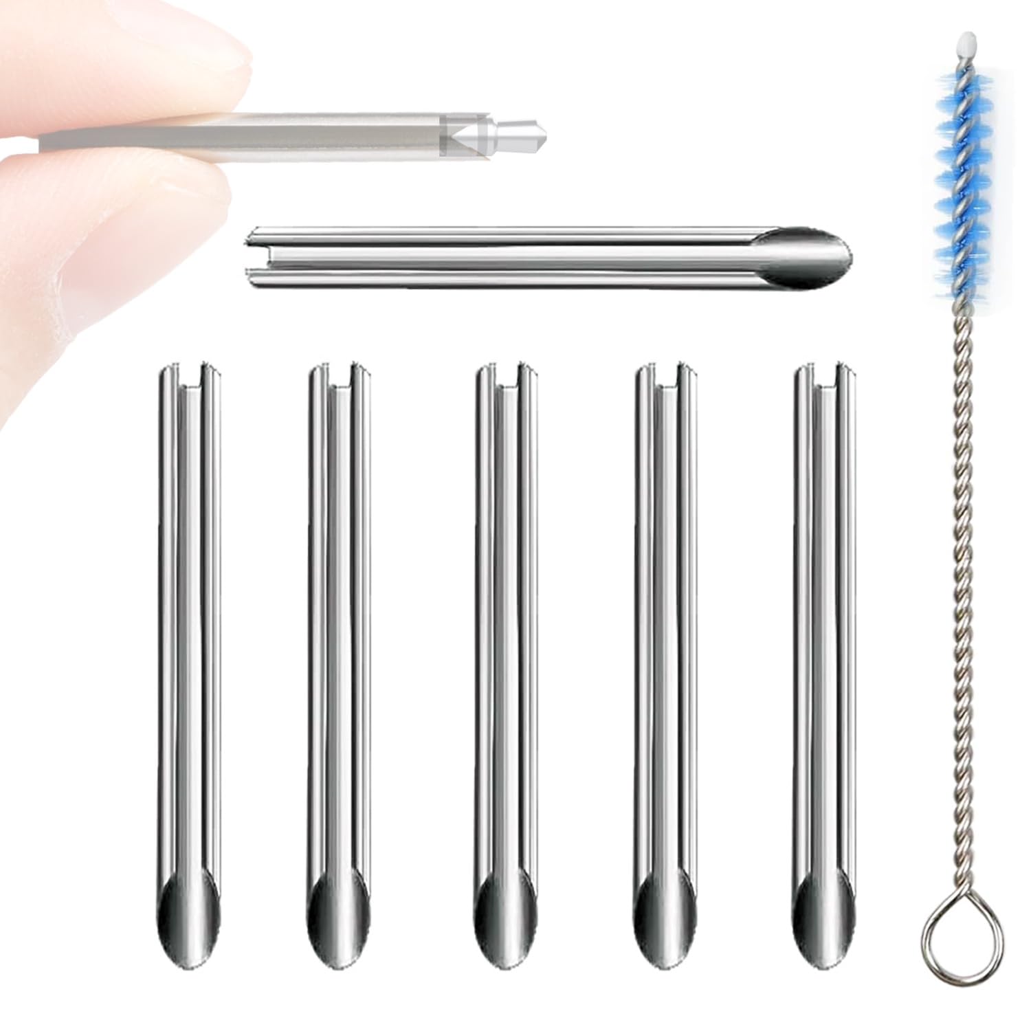 Headphone Plug Extractor Tool - Broken Headphone Tip Removal Kit for iPhone, Android & Mobile Devices (6 Pack) - Fix Stuck 3.5mm Jack in Phones, Tablets & Laptops
