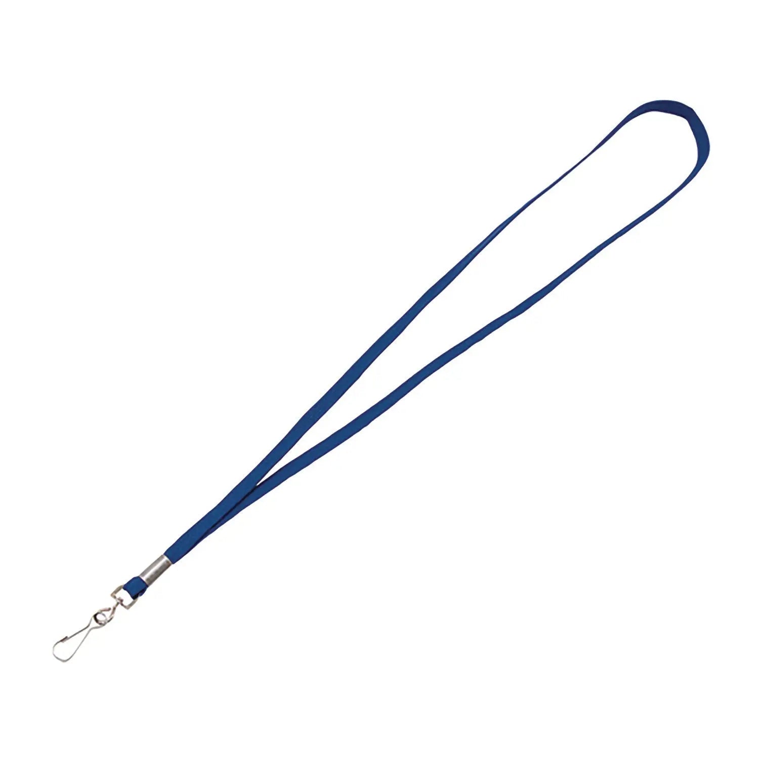 Advantus Premium Blue Lanyard with J Hook - 36 Inch, 100 Pack - Ideal for ID Badges, Keys, and Event Passes - Durable & Comfortable for Work, School, and Conferences