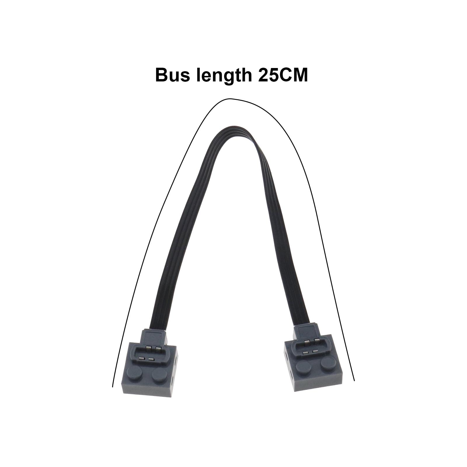 ECSiNG 2-Pack Extension Cables Compatible with Lego 8870 Light Switch 8869 Technic Power Functions - Building Block Toy Accessories for Kids & Adults - Perfect for DIY Lego Projects and Model Lighting
