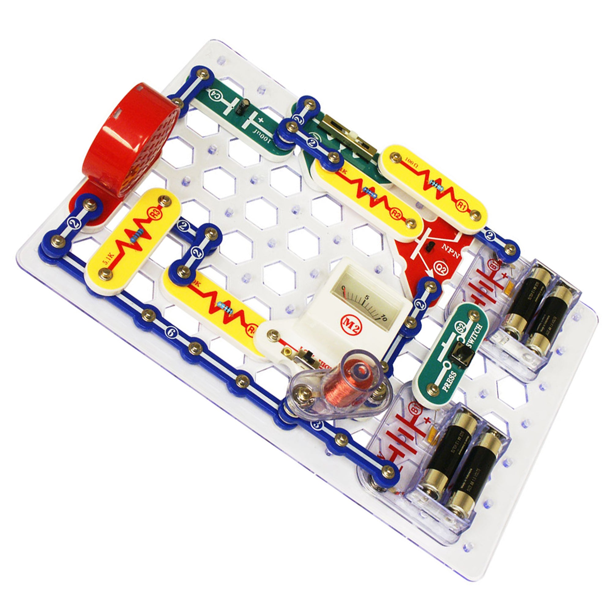 Elenco SC 750R Snap Circuits Electronics Exploration Kit - STEM Educational Toy for Kids & Teens - Learn Circuits, Build Projects - Perfect for Home, School & Science Labs