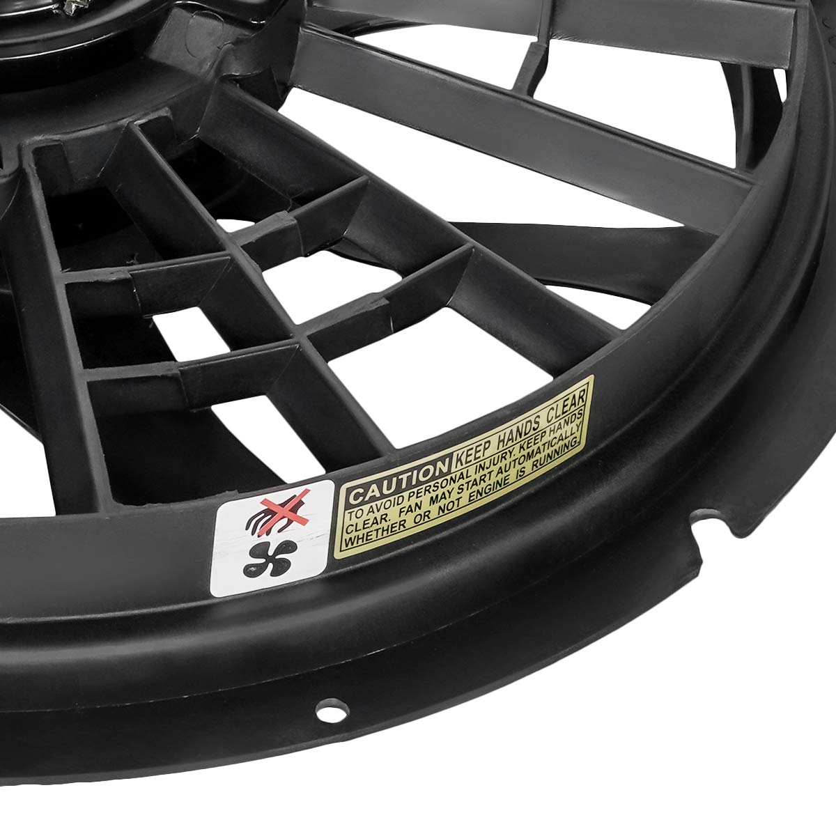 DNA MOTORING OEM-RF-0291 High Performance Radiator Cooling Fan Assembly - Direct Replacement for 1992-1995 Volvo 940, 1992-1997 Volvo 960, 1998 S90 & V90 - Improved Cooling Efficiency for Better Engine Performance - Perfect for Daily Commuting & Summer Driving