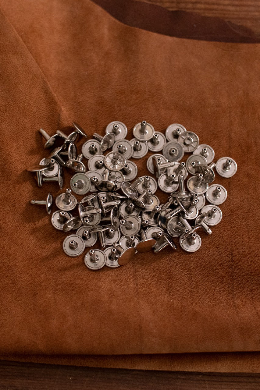 Hollow Rivet KØ13.0 x L10.8 mm Iron/Nickel - Heavy Duty Fasteners for Metalworking, Automotive & Industrial Applications