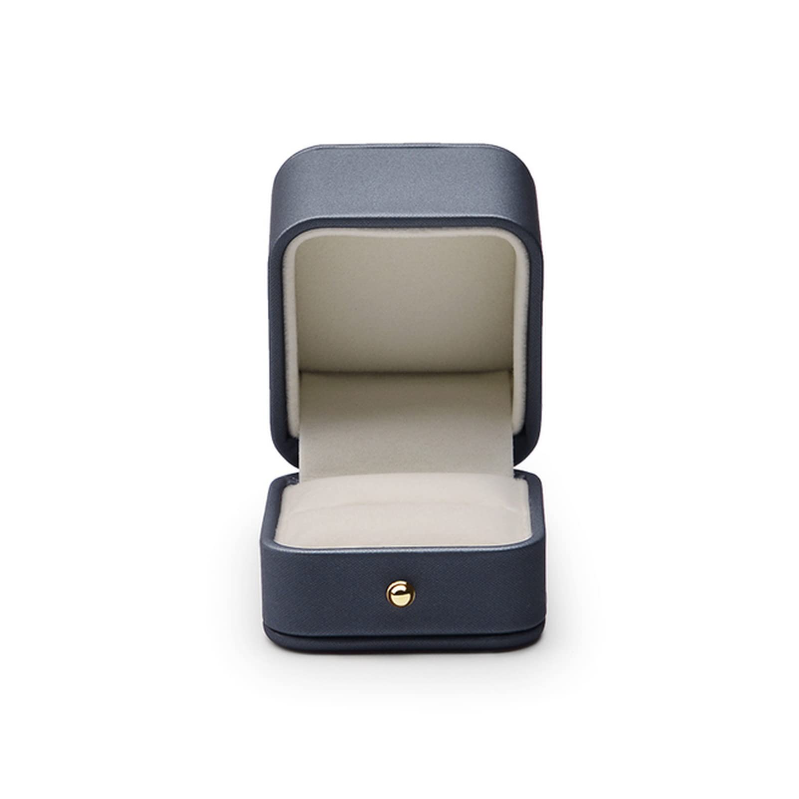 Xiaopangtech Blue-Gray Jewelry Storage Box for Rings, Necklaces & Bracelets - Elegant Gift Box for Women, Perfect for Marriage Proposals, Wedding Anniversaries & Special Occasions (Ring Box Size)