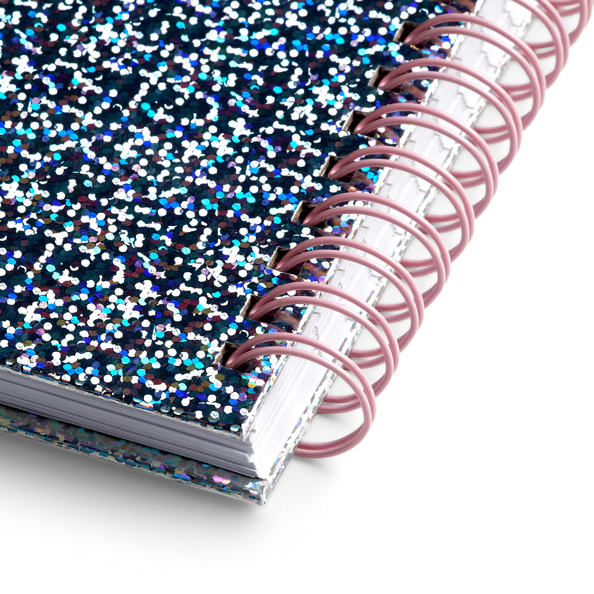 Maxi Spiral Notebooks A4 Size - 5mm Grid Paper, 4-Pack | Chiara Ferragni & Pigna Collaboration | Perfect for School, Office & Creative Journaling