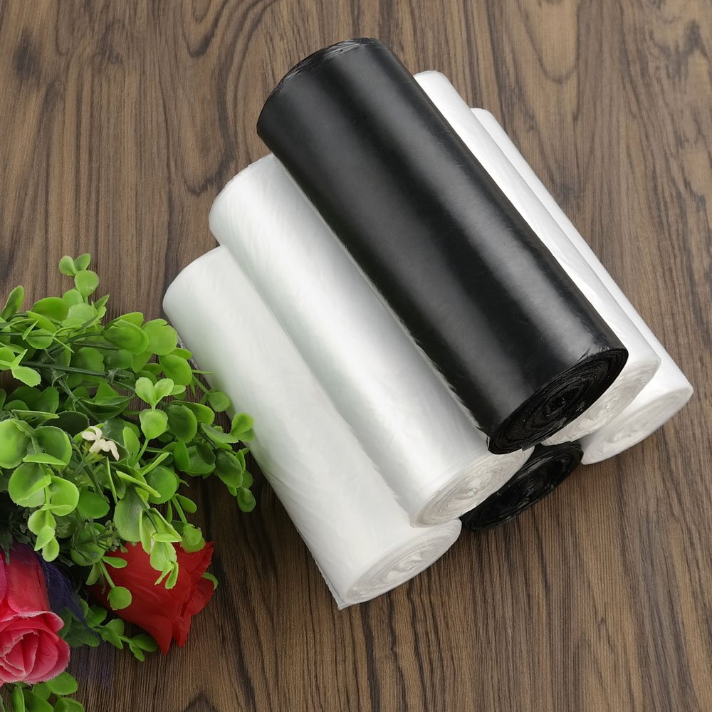 2.6 Gallon Trash Can Liners, 150 Count Small Trash Bags for Kitchen, Bathroom & Office Waste Disposal - Strong & Leak-Proof Garbage Bags