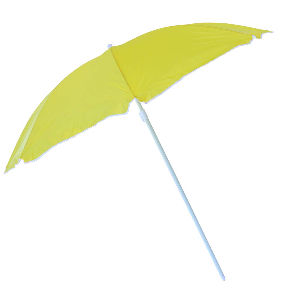 10 Pack RainWorthy 70 Inch Large Beach Umbrella - UV Protection Windproof Outdoor Umbrellas for Pool, Patio, Backyard, and Beach (Yellow)