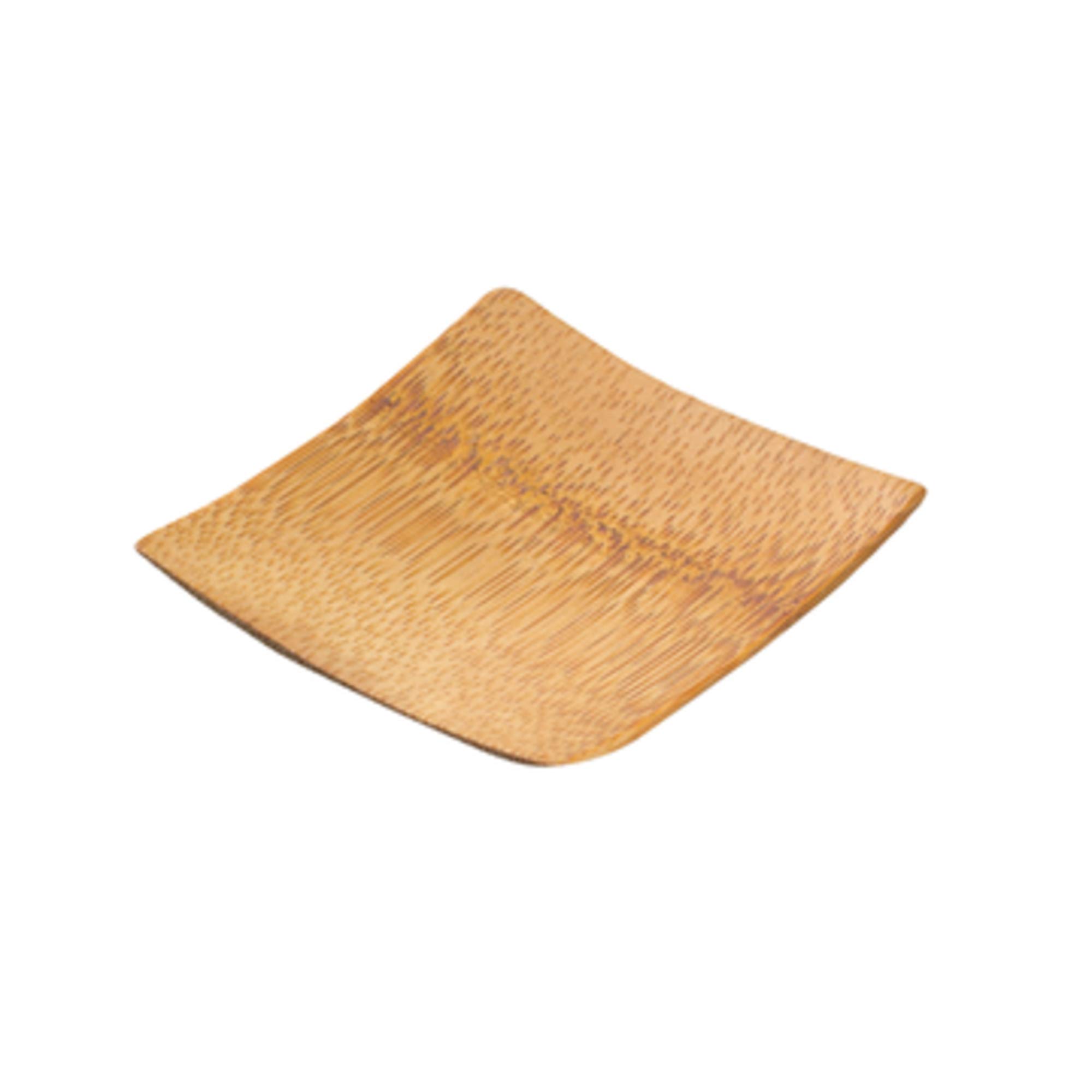 PacknWood 209B KRABI - Eco-Friendly Biodegradable Square Palm Leaf Plates 2.4