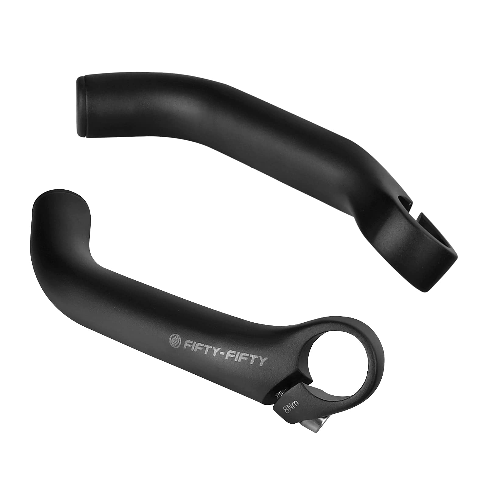 FIFTY-FIFTY Bike Bar Ends - Aluminum Alloy MTB Handlebar Extensions for 1-1/8