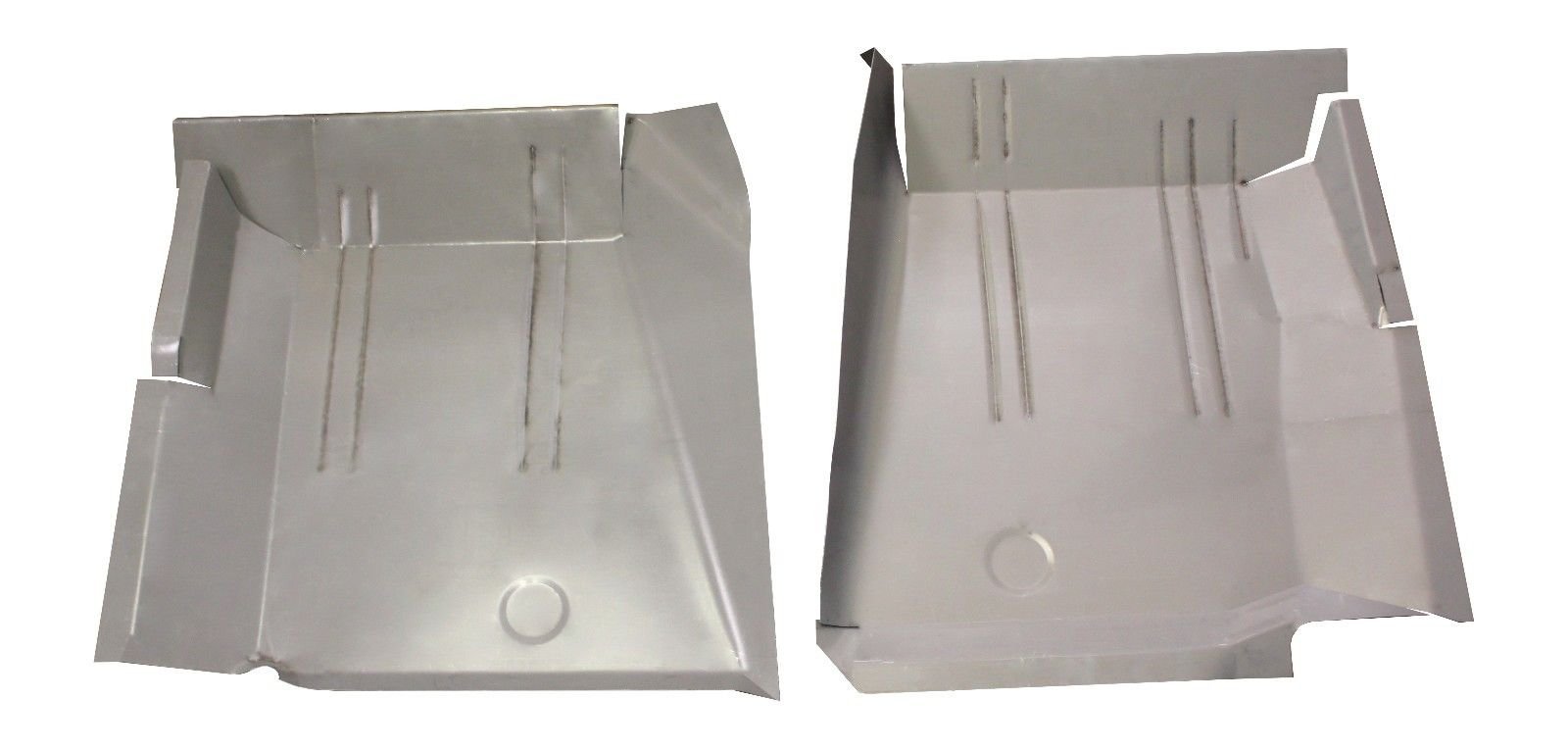 1967-1976 Dodge Dart Duster Valiant Scamp Front Floor Pans Replacement Pair - Perfect for Classic Car Restoration & Rust Repair Projects