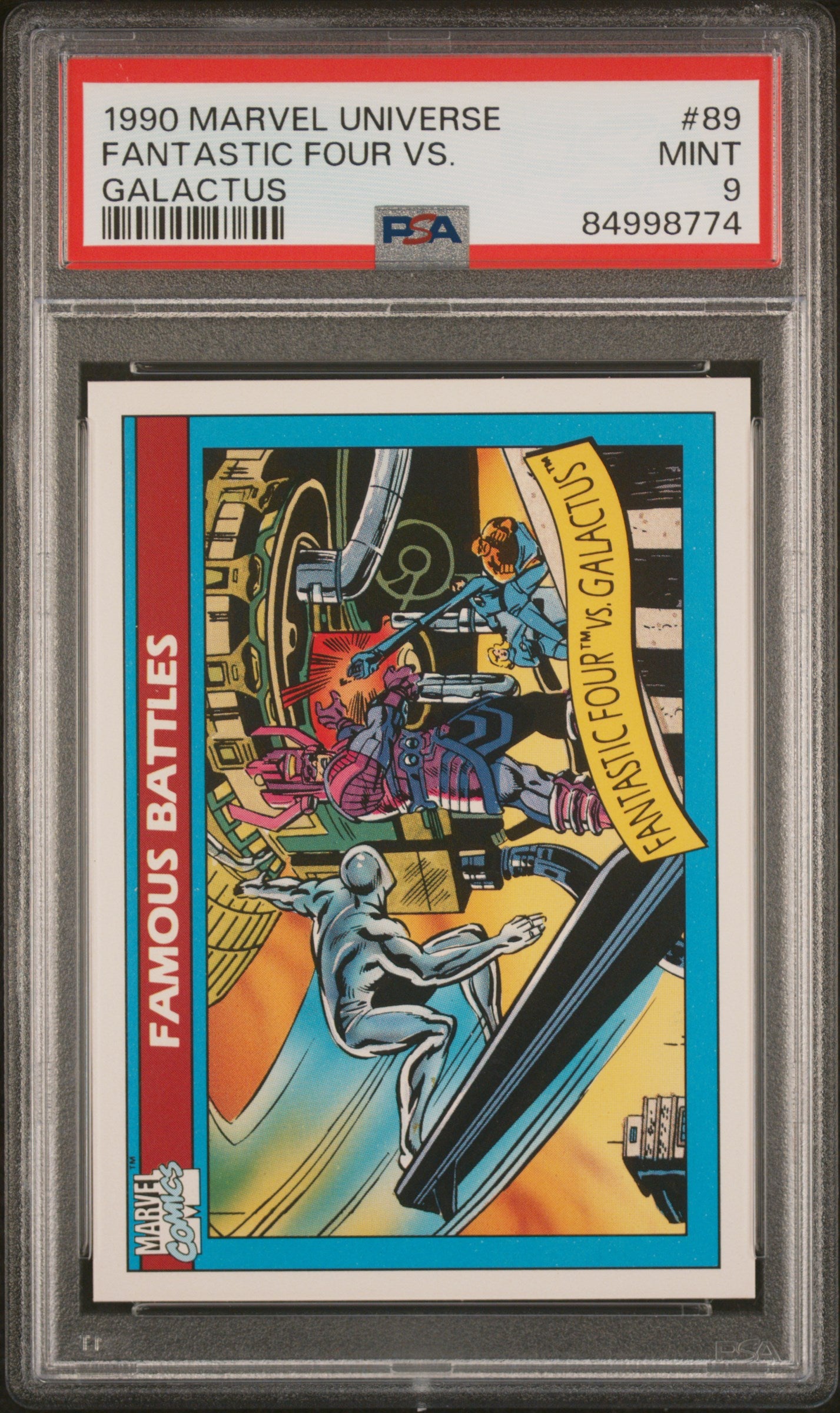 1990 Marvel Universe Fantastic Four vs. Galactus #89 PSA 9 NM-MT - Rare Vintage Comic Book for Collectors & Investors - Perfect for Display, Gifts, and Comic Conventions