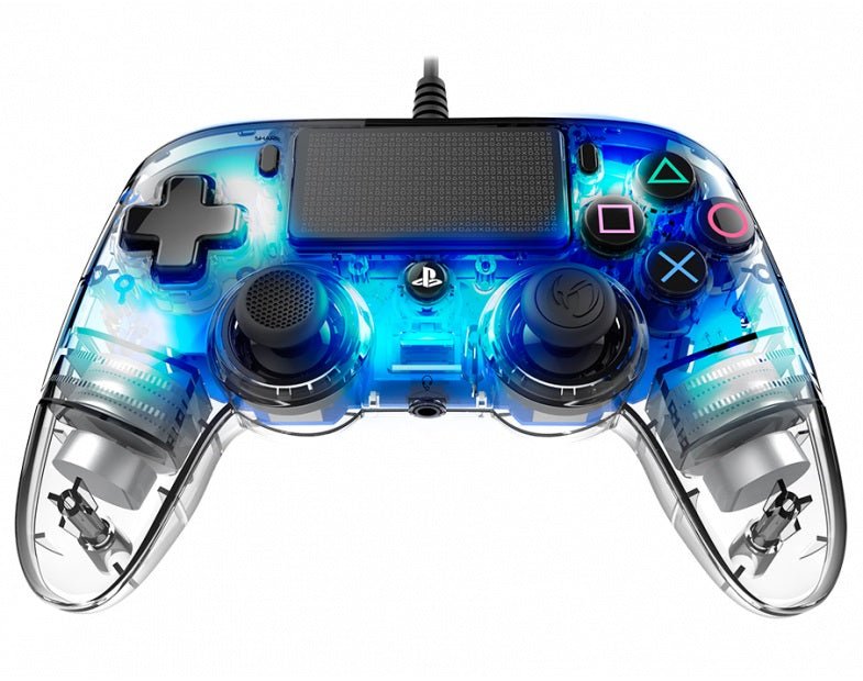 Nacon Compact Wireless Gaming Controller with LED Illumination - Ergonomic Design for PC, PS4, PS5 & Switch Gaming Sessions