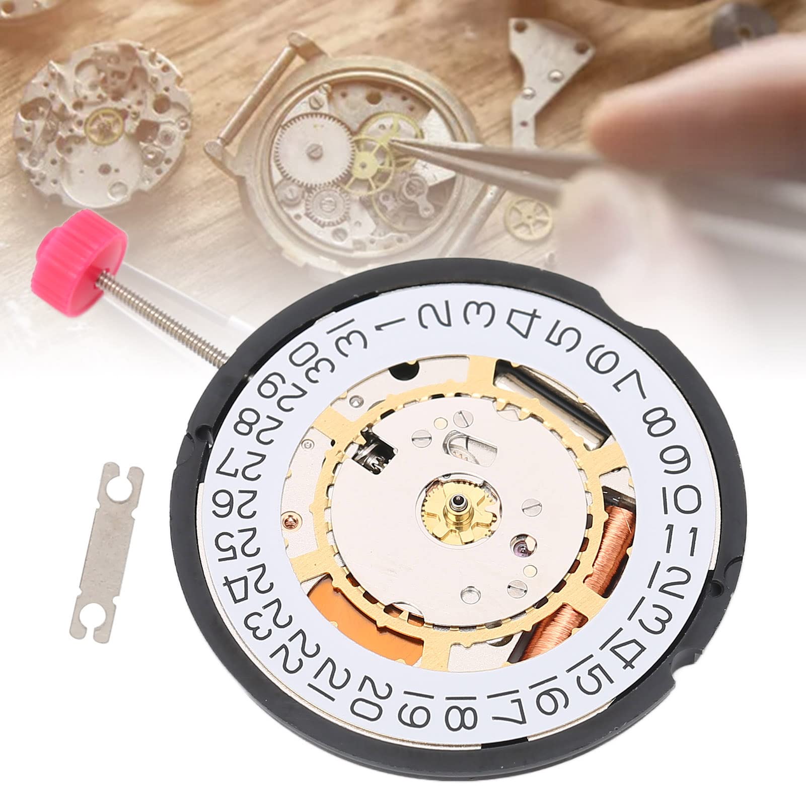 715 Watch Quartz Calendar Movement - Replacement Watch Parts for Repair & DIY - Perfect for Watchmakers, Hobbyists & DIY Enthusiasts