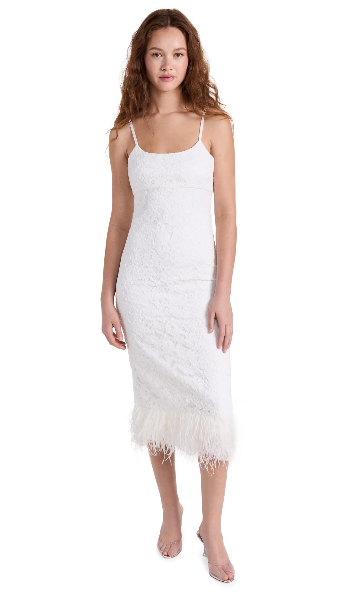 LIKELY Women's Midi Mari Dress - Flowy Boho Summer Dress with Puff Sleeves, Perfect for Beach Vacations, Date Nights & Casual Outings