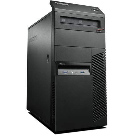 Lenovo ThinkCentre M83 Tower Desktop PC - Intel Core i3-4130 3.4GHz, 8GB DDR3 RAM, 120GB SSD + 500GB HDD, WiFi, Bluetooth 4.0, DVD Drive, Windows 10 Pro 64-bit (Multi-Language: English/Spanish/French) - Renewed - Perfect for Home Office, Small Business & Remote Work