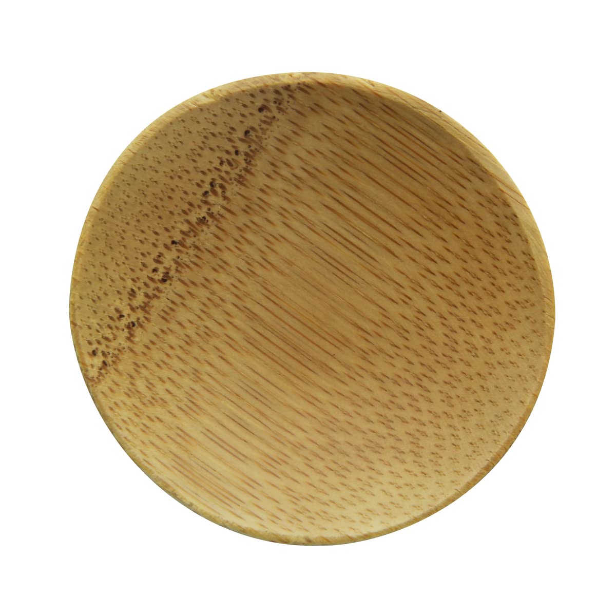 Eco-Friendly Compostable Bamboo Round Plates - Biodegradable Disposable Dishware - 2.3