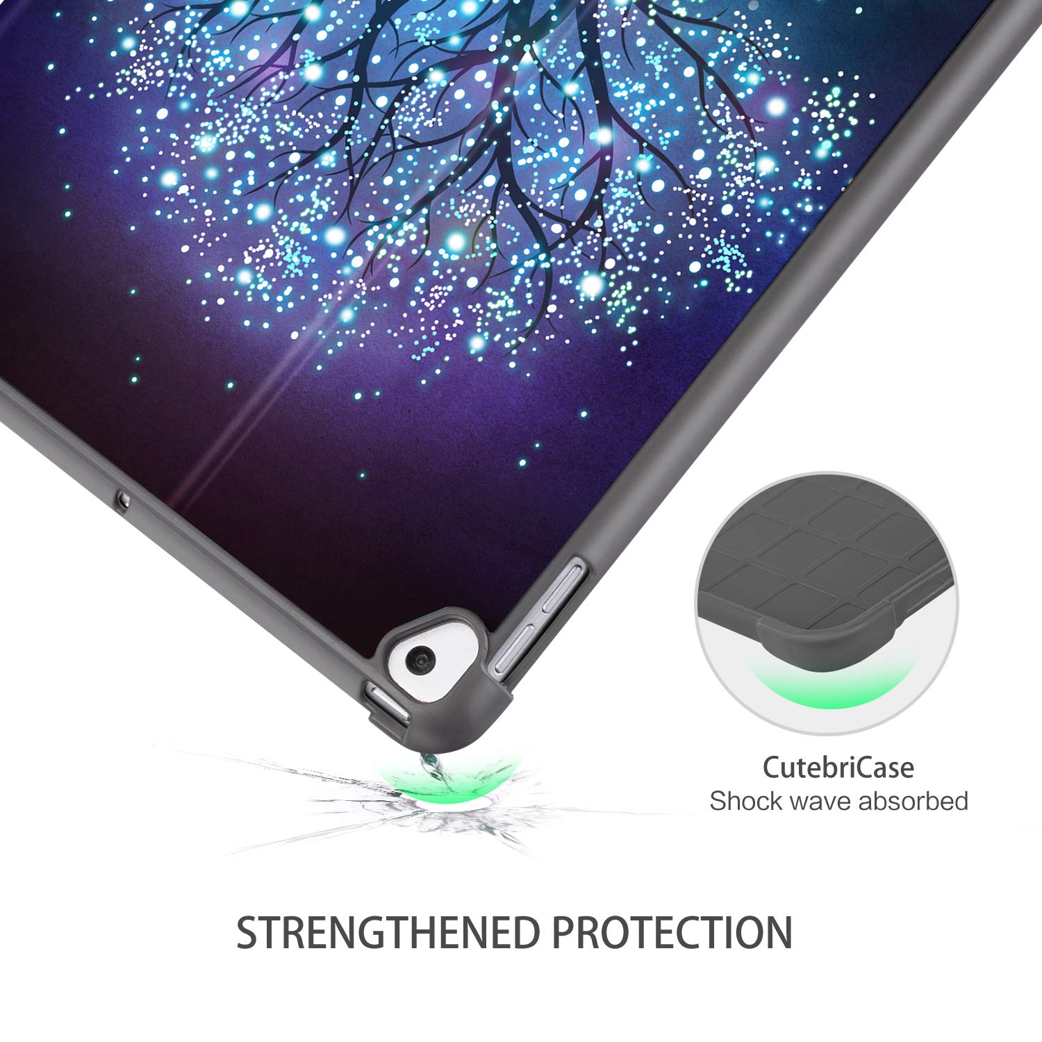 Premium iPad Case Compatible with iPad 9th/7th/8th Gen 10.2