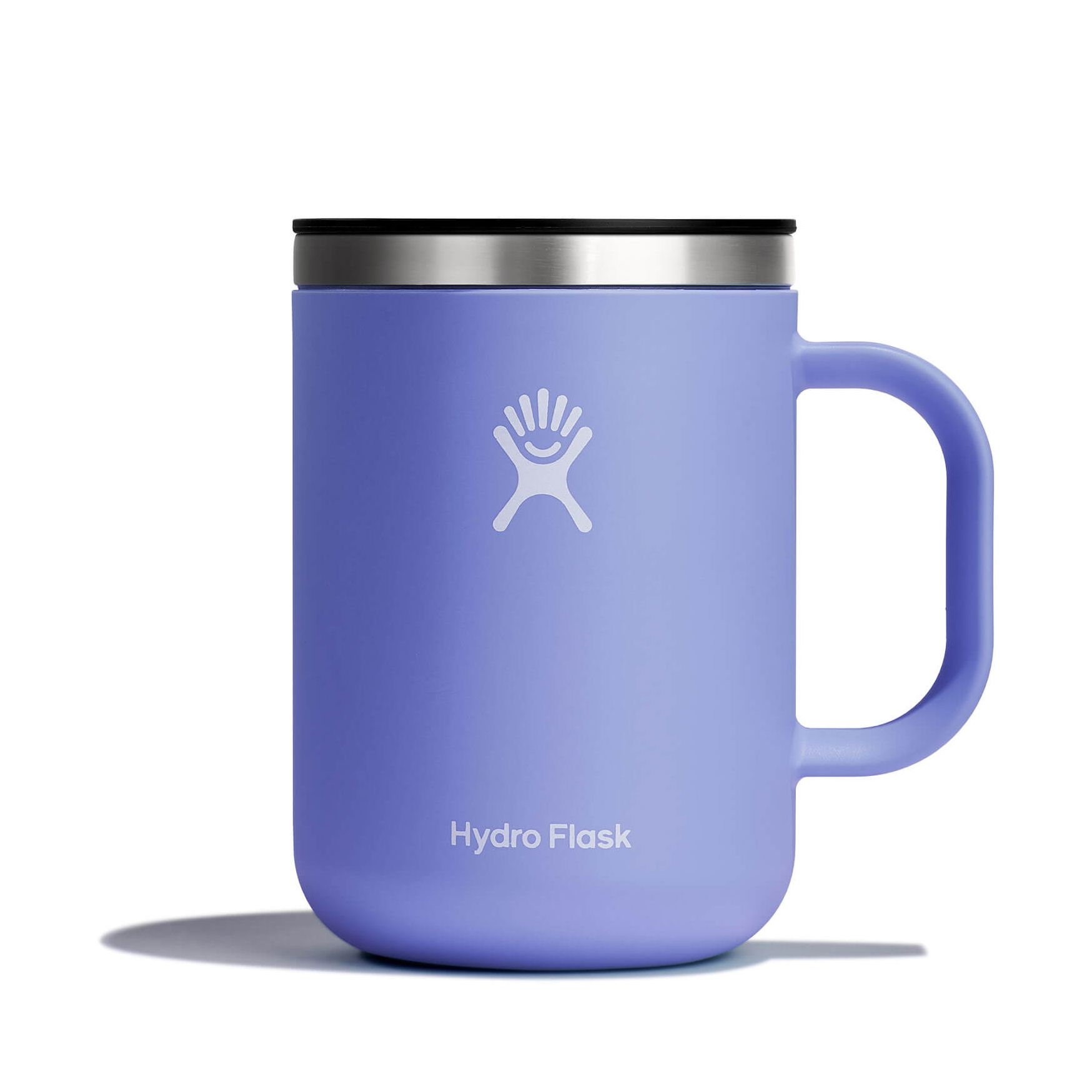 24 oz Lupine Printed Ceramic Coffee Mug - Insulated Travel Tumbler for Hot & Cold Drinks - Perfect for Home, Office, Camping & Gifts
