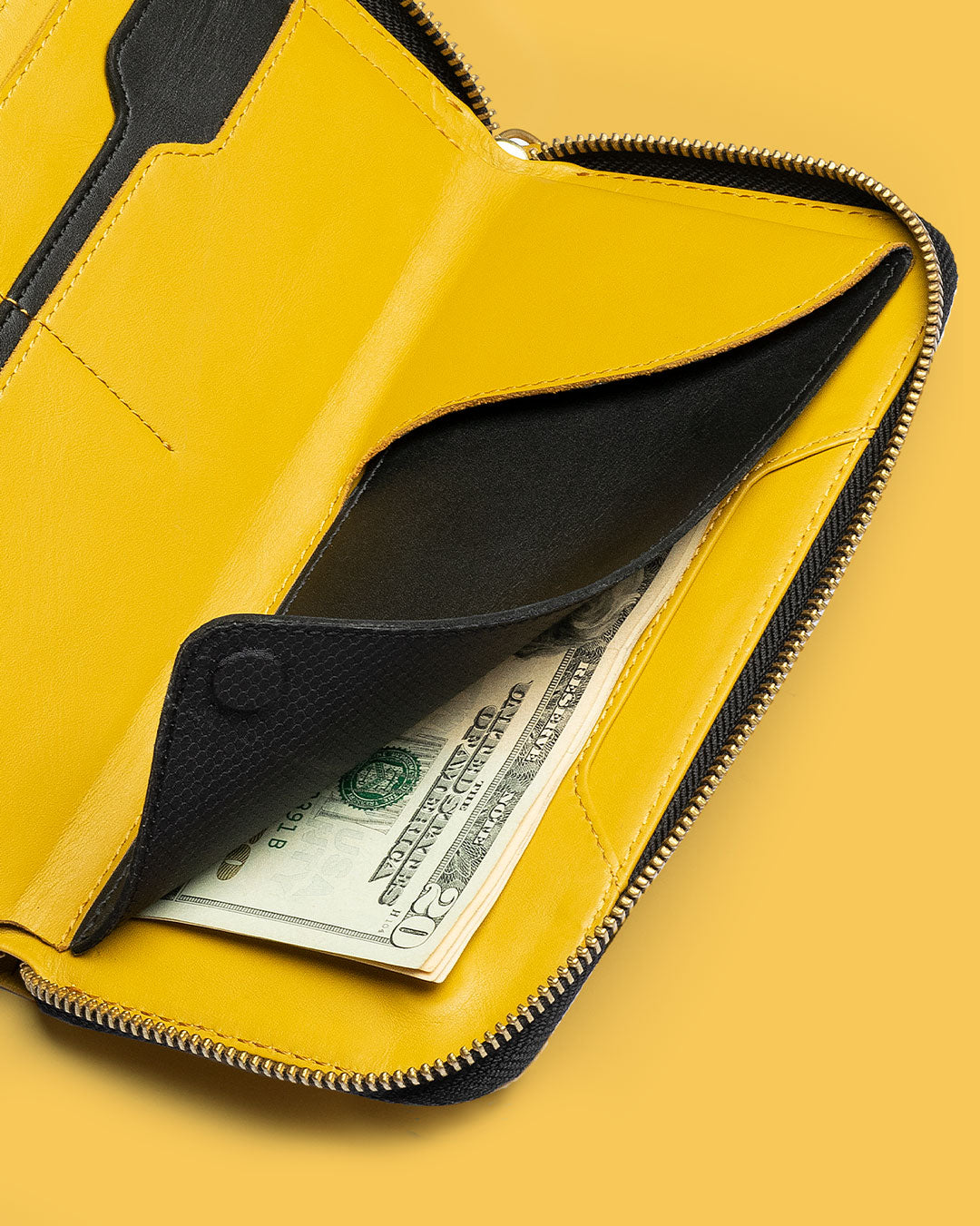 Premium Zipper Carryall Zip Wallet for Men & Women - RFID Blocking Travel Wallet with Multiple Card Slots - Perfect for Travel, Business & Everyday Use
