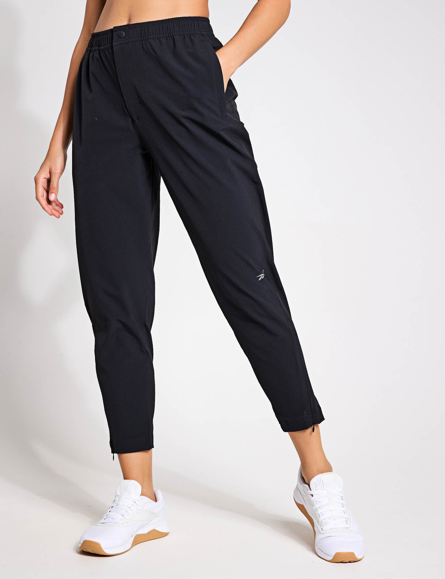 Active Collective Skystretch Woven Pant - Black | High Waist Yoga Pants for Women | Perfect for Workouts, Yoga & Lounge Wear
