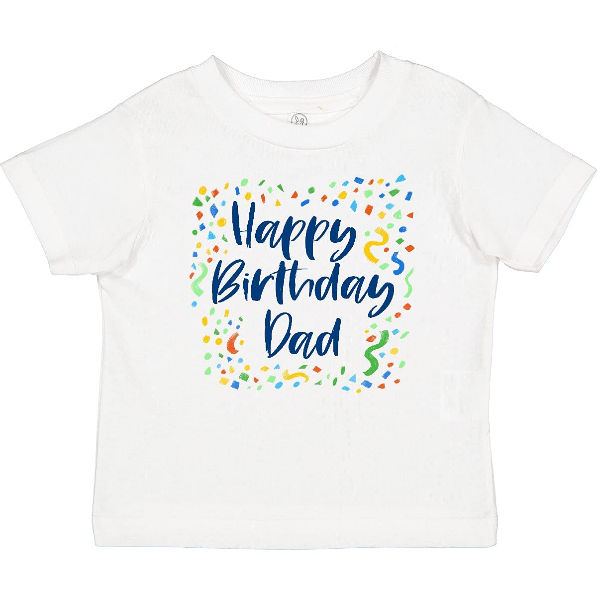 Inktastic Happy Birthday Dad Baby T-Shirt - Cute Birthday Gift for Baby Boys & Girls - Perfect for 1st Birthday Parties & Family Celebrations