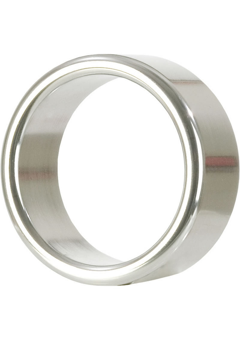 Premium Alloy Metallic Cock Ring - Large Size (1.75 Inch) Silver for Enhanced Pleasure & Performance - Perfect for Couples & Solo Play
