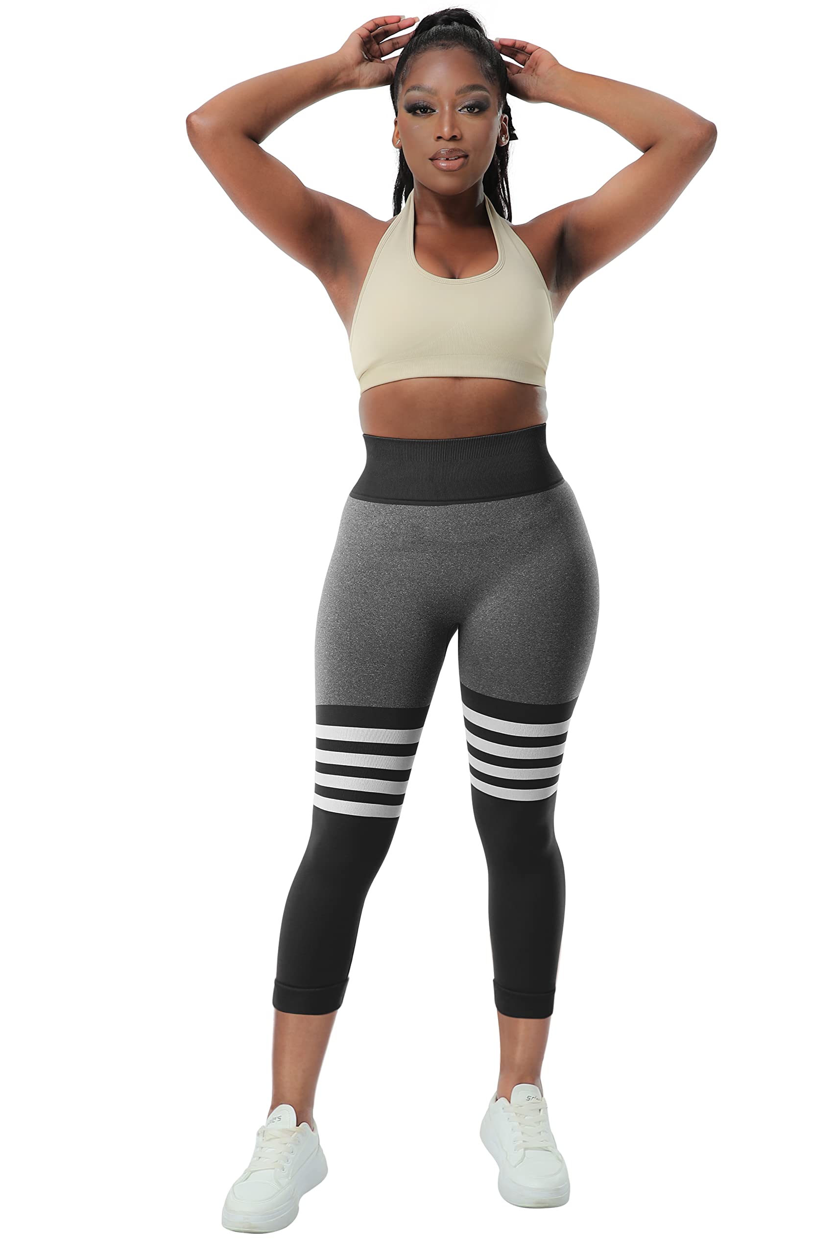 AGROSTE Women's Seamless Scrunch Butt Lifting Leggings - High Waisted Yoga Pants for Workout, Gym & Running | Tummy Control & Booty Enhancement | Perfect for Yoga, Fitness & Everyday Wear