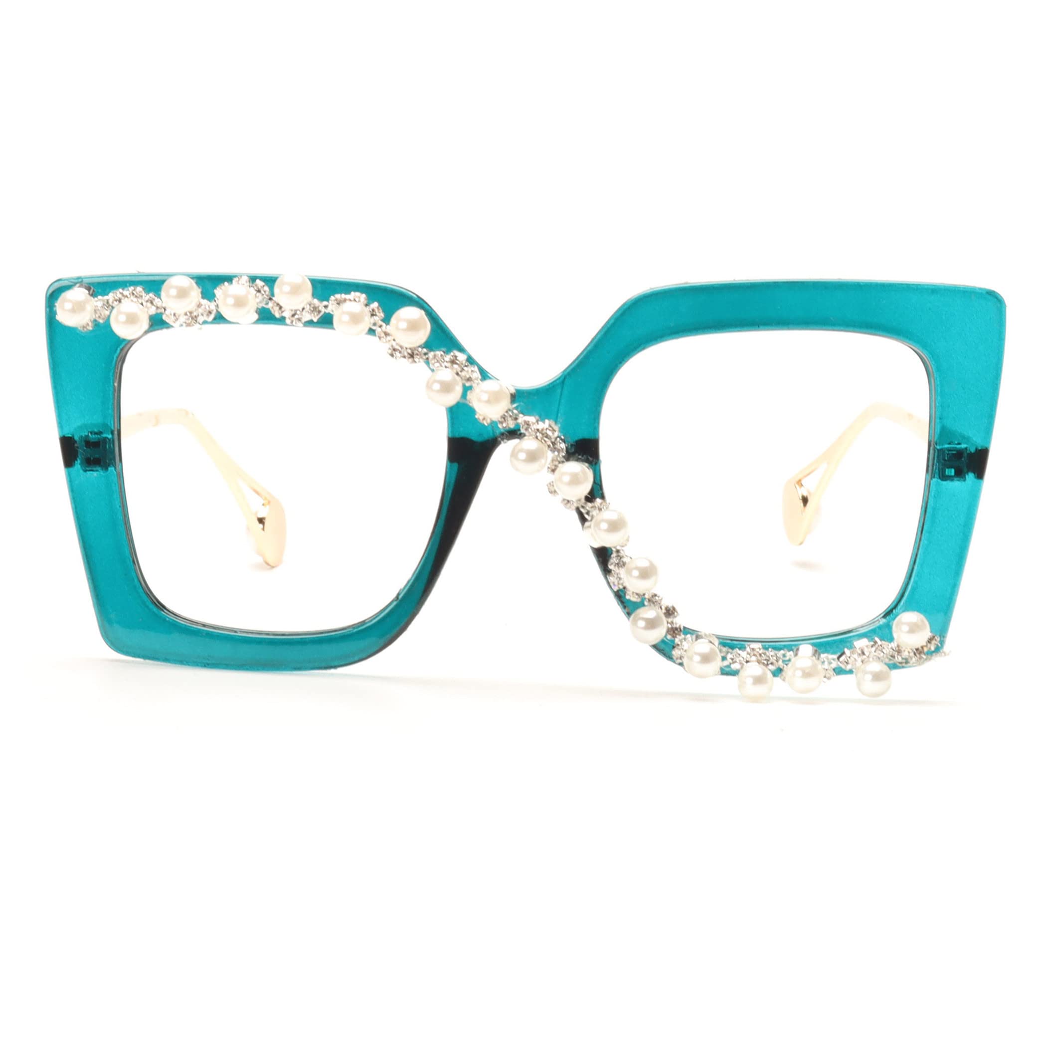 Blue Light Blocking Glasses for Women - Oversize Cat Eye Frame for Reading & Screen Use