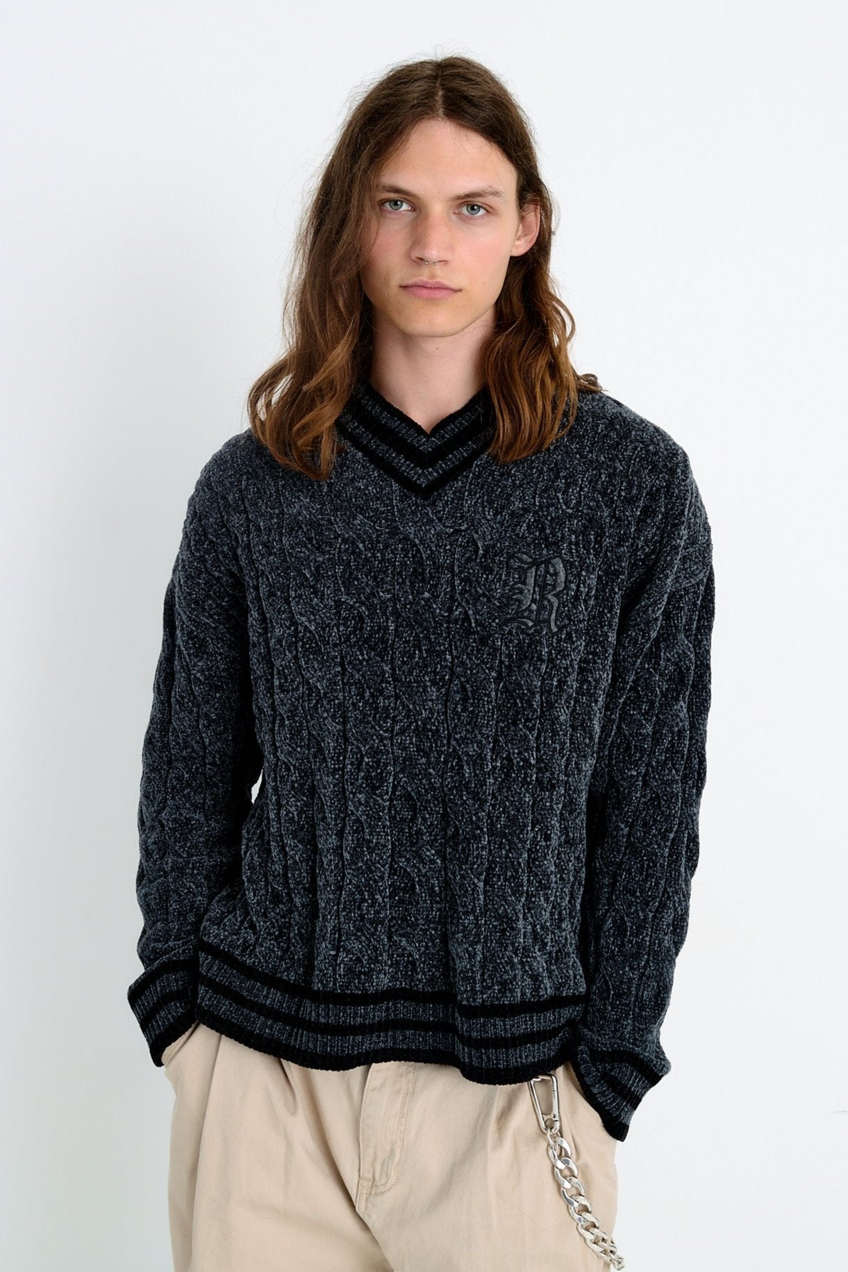Cozy Dweeb Cable Knit Sweater for Women - Soft Winter Pullover for Casual Outfits & Holiday Gatherings