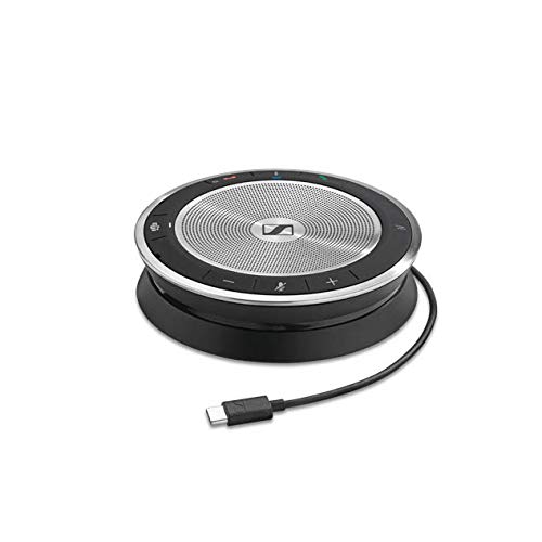 Sennheiser EXPAND SP 30T Portable Bluetooth Speakerphone with Noise Cancellation - Certified for Microsoft Teams, Zoom & Softphones - USB & Bluetooth Connectivity for PC & Mobile - Ideal for Home Office & Conference Calls