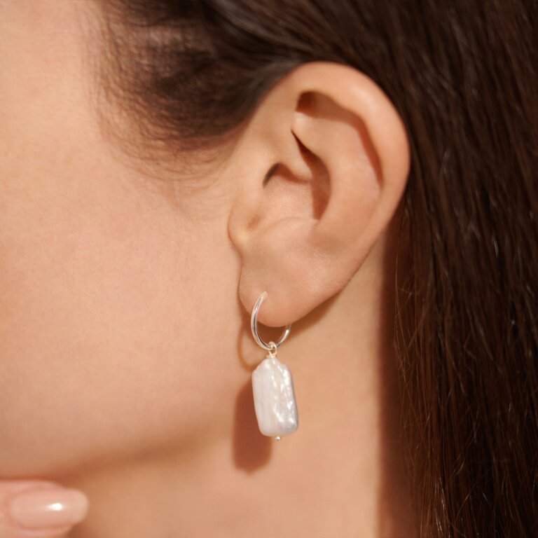 Little Lumi Pearl Hoop Earrings - Dainty & Elegant Jewelry for Women | Perfect for Weddings, Parties & Everyday Wear