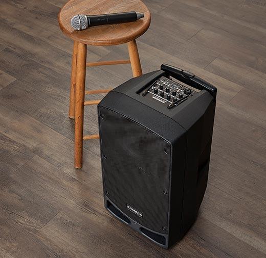 Samson Expedition XP310W Portable PA Speaker with AH9 Wireless Headset Microphone - Perfect for Outdoor Events, Live Performances & Public Speaking