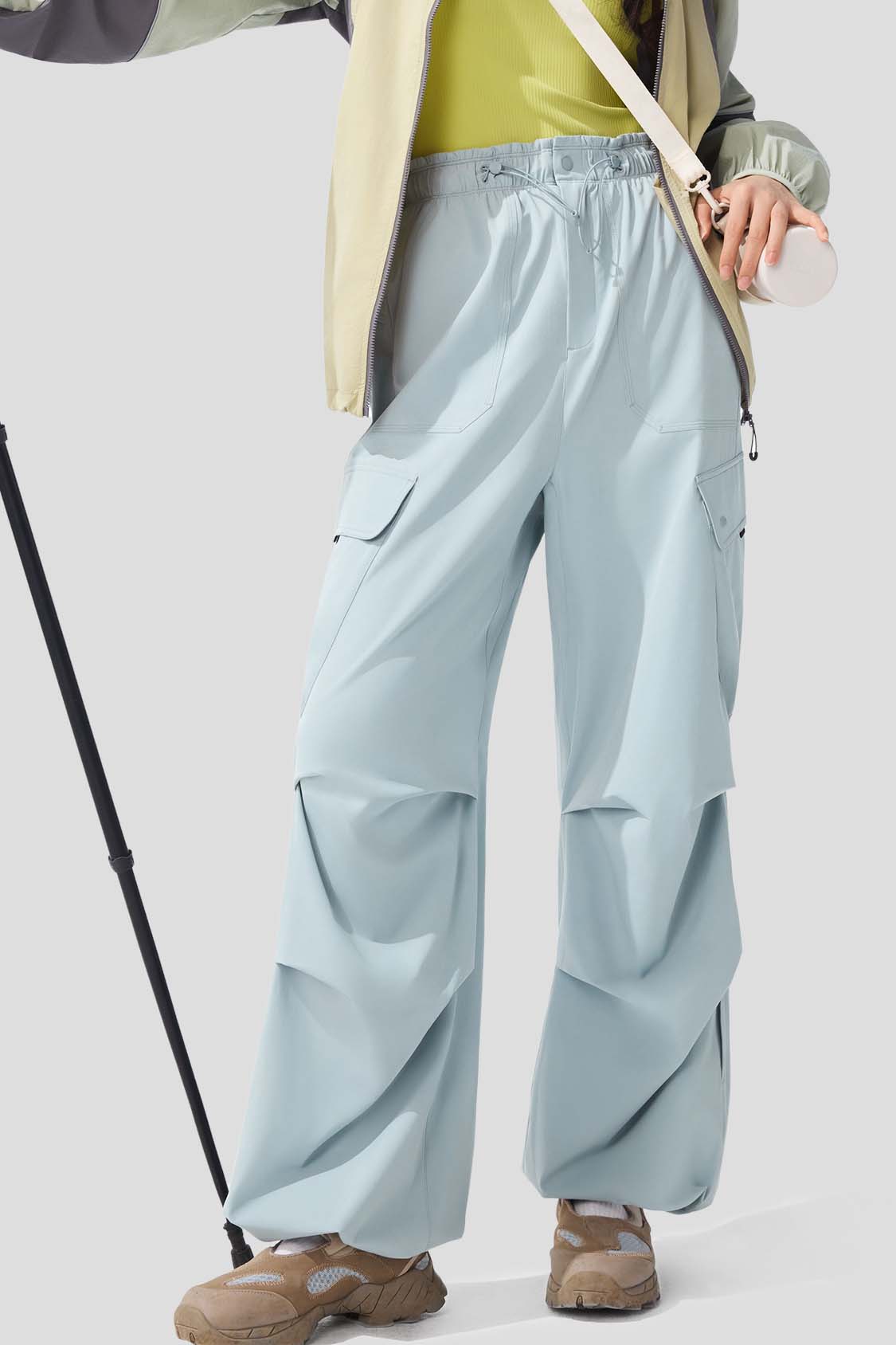 Glide Women's Water Repellent UPF50+ Parachute Pants - Lightweight Hiking, Travel & Outdoor Adventure Pants for Women