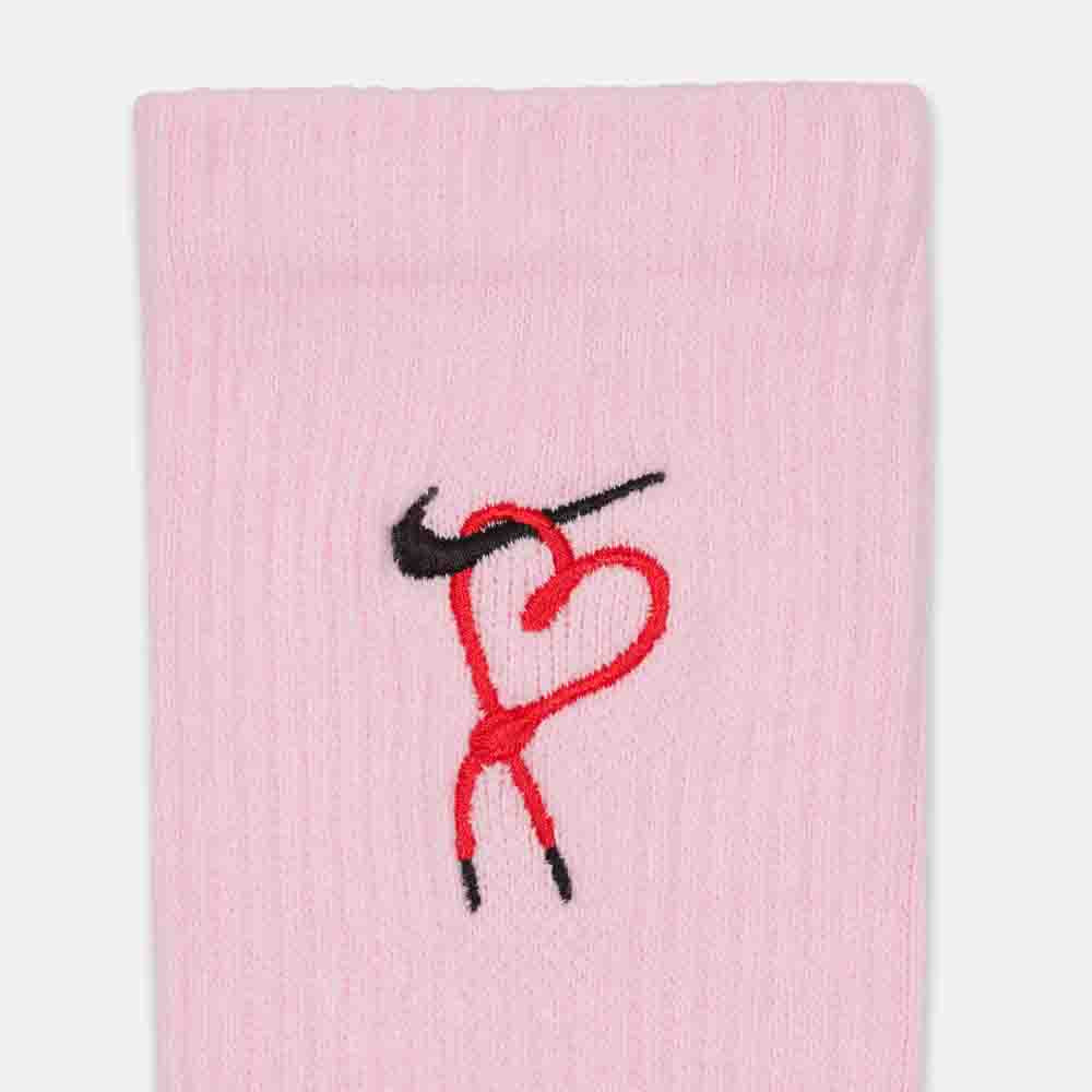 Nike Valentine's Day Crew Socks - 1 Pair Comfortable Athletic Socks for Men & Women - Perfect for Running, Gym, Sports & Casual Wear