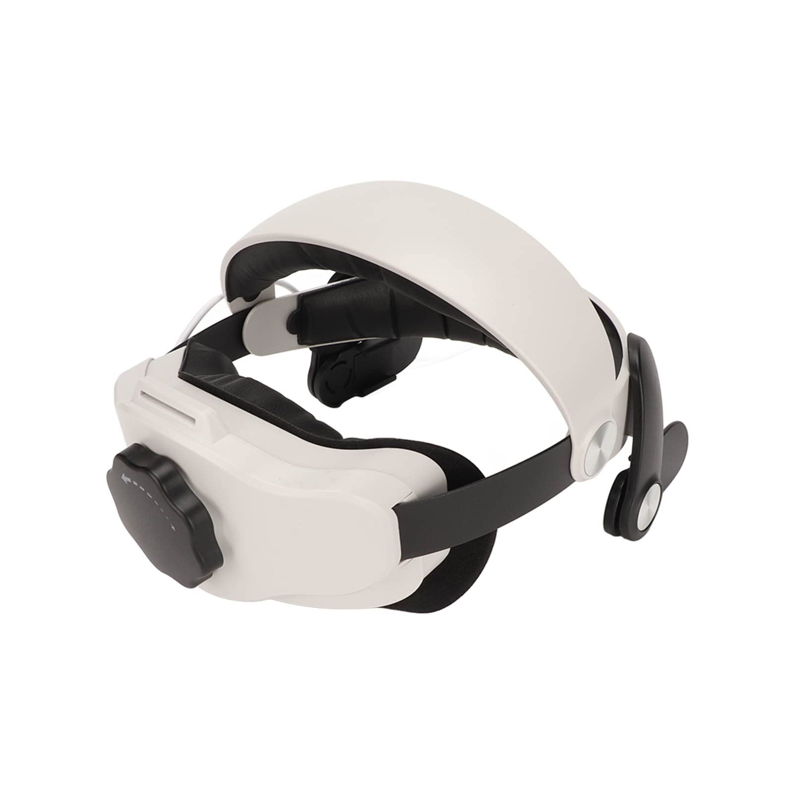 360° Breathable VR Head Strap for Oculus Quest 2 - Elite Comfortable Headband with Round Padding & 5300mAh Battery - Perfect for Gaming, Movies & Extended VR Sessions